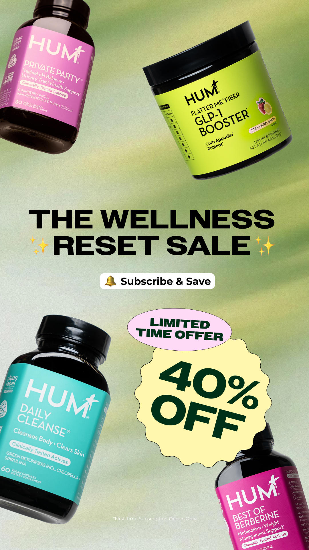 HUM Nutrition Facebook ad