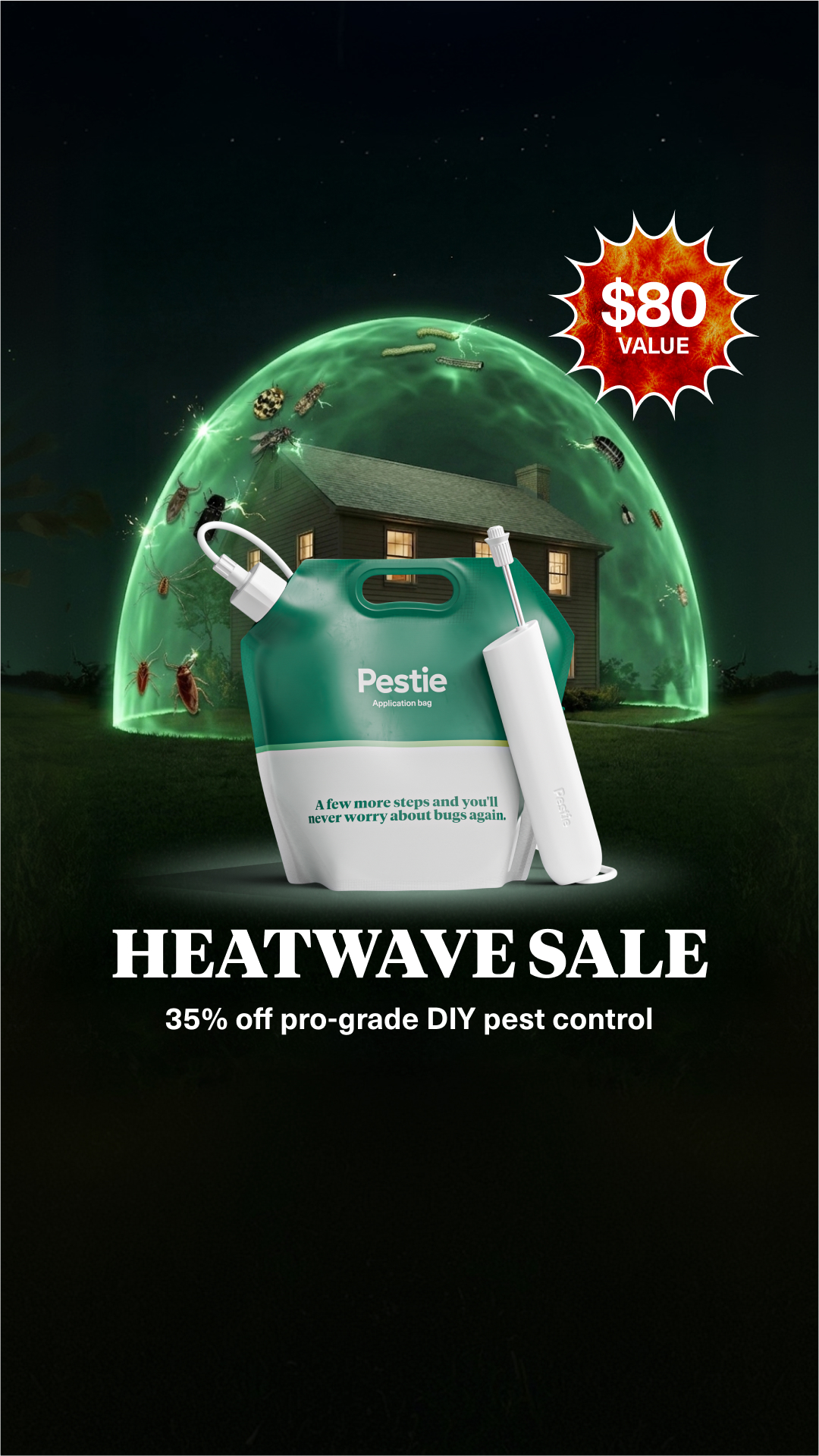 Pestie Facebook ad