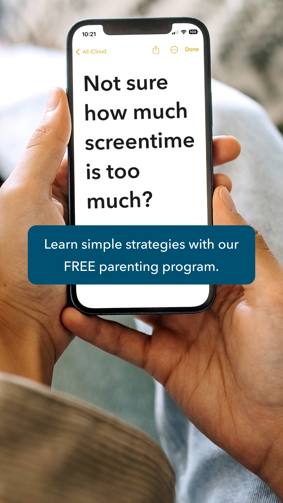 Triple P - Positive Parenting Program Facebook ad