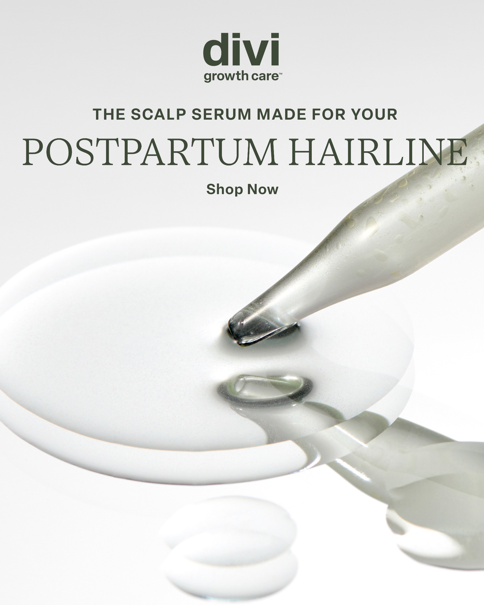 Divi Facebook ad: Every product, one purpose: to give you more hair.
