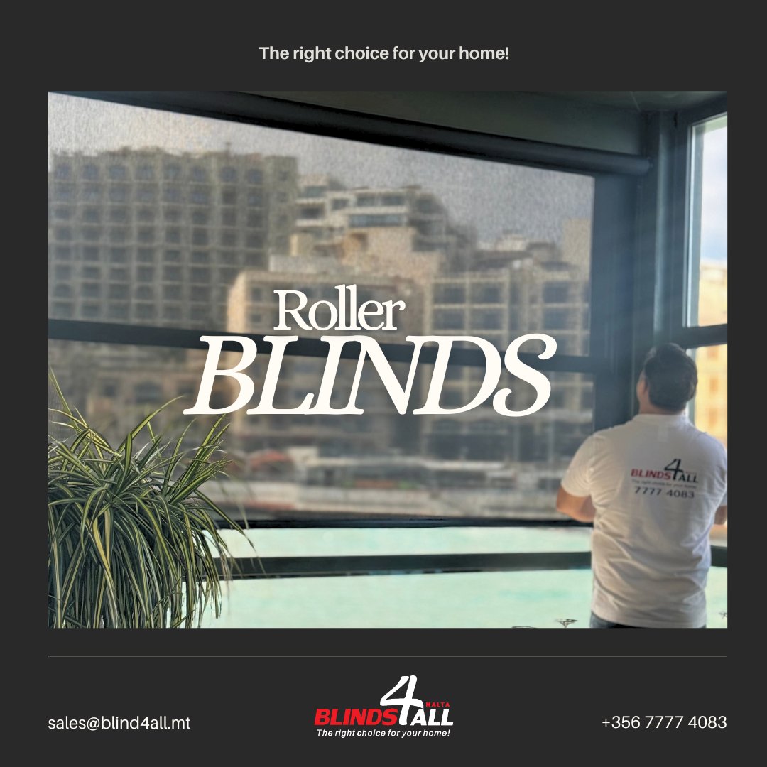 Blinds4All Malta Facebook ad: Our recent installation at Piccolo Padre!
