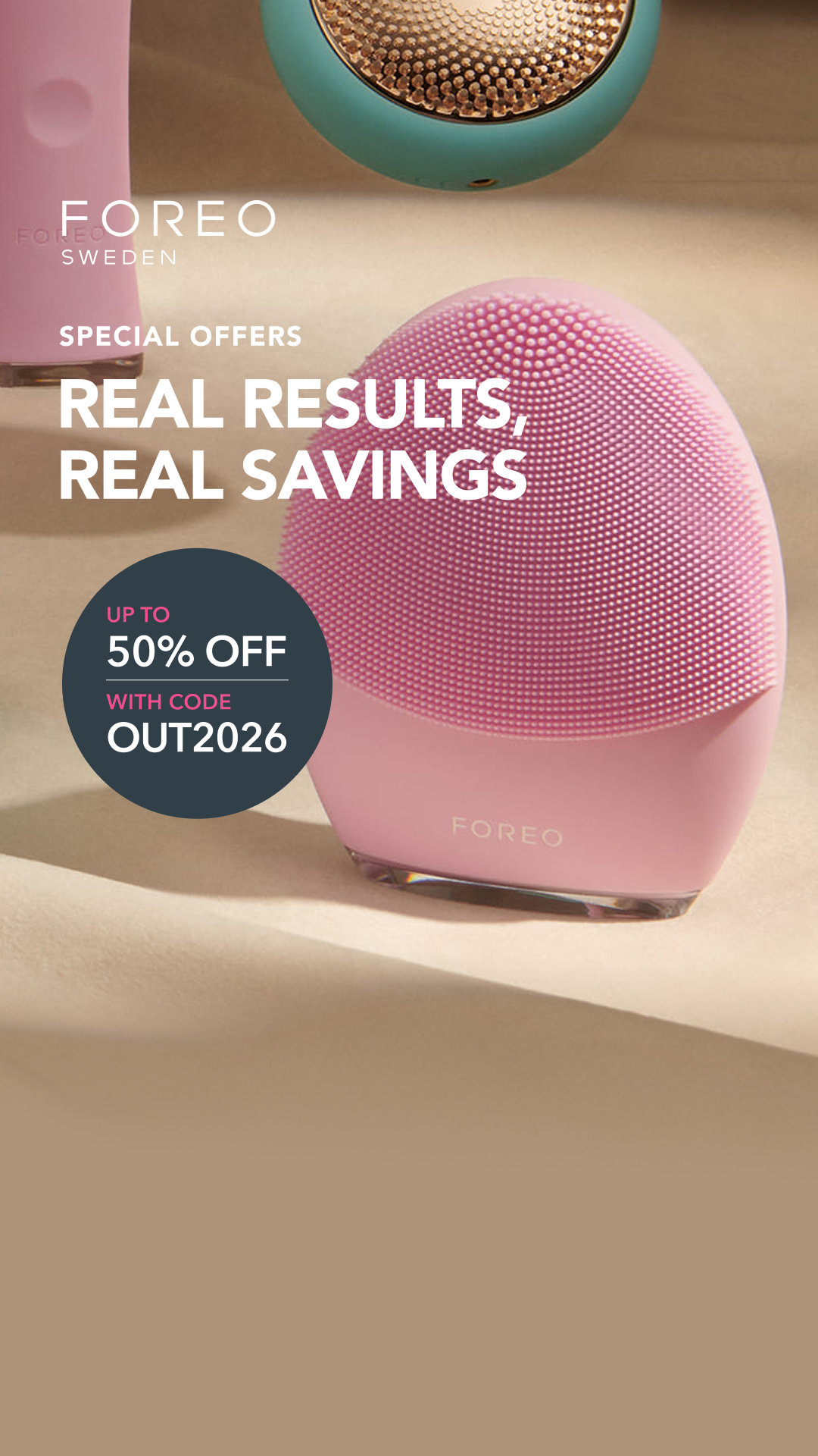 FOREO Facebook ad
