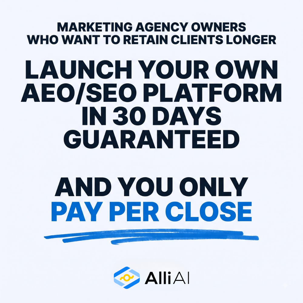 Alli AI Facebook ad