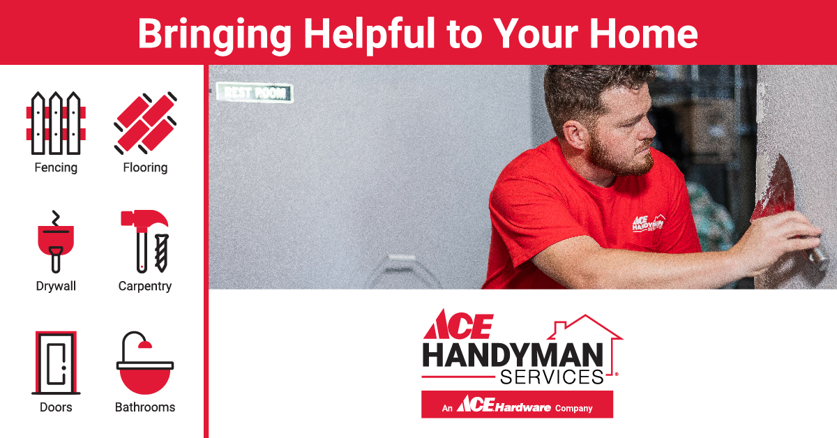 Ace Handyman Services The Colony Facebook ad from Mar 19, 2026