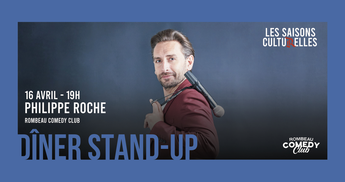 Auberge du Domaine De Rombeau Facebook ad: Dîner Stand-Up, Philippe Roche