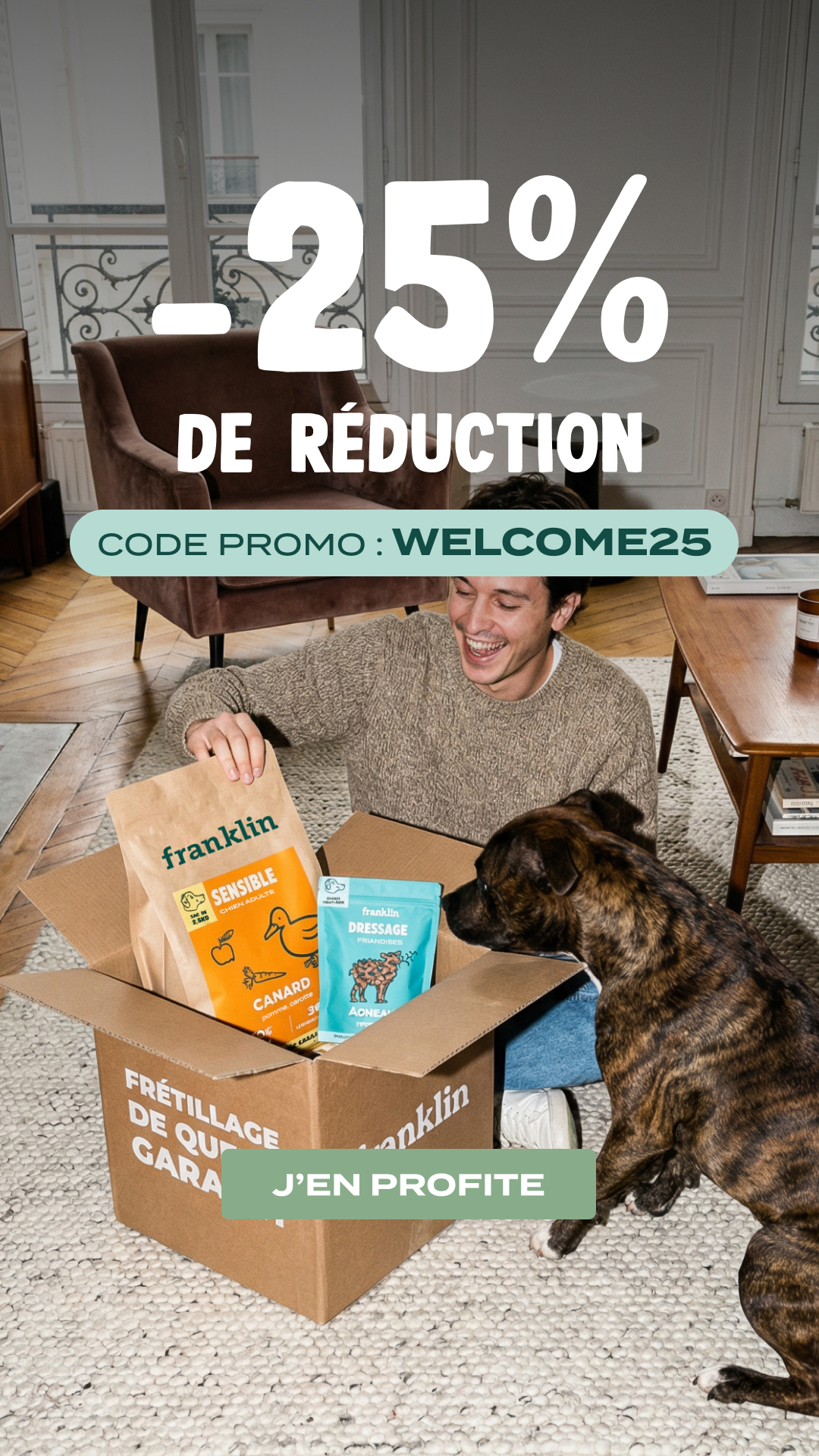 Franklin Pet Food Facebook ad