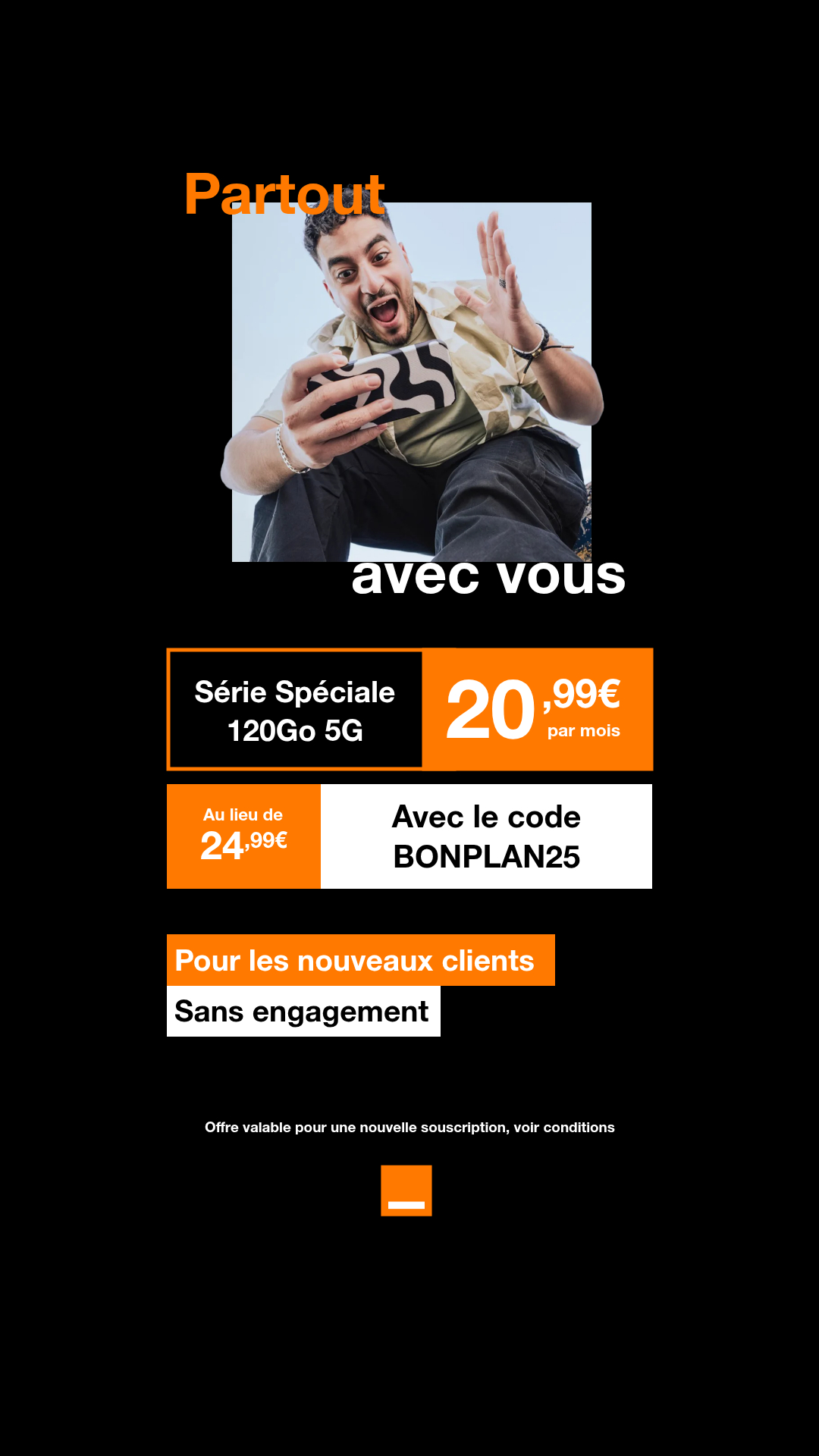 Orange Facebook ad