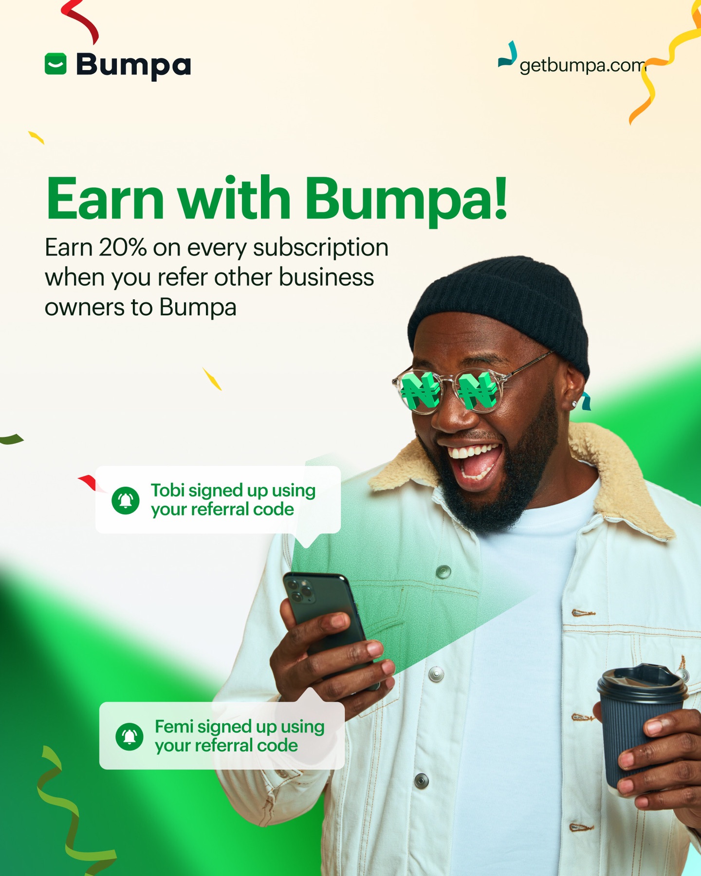 Bumpa Facebook ad