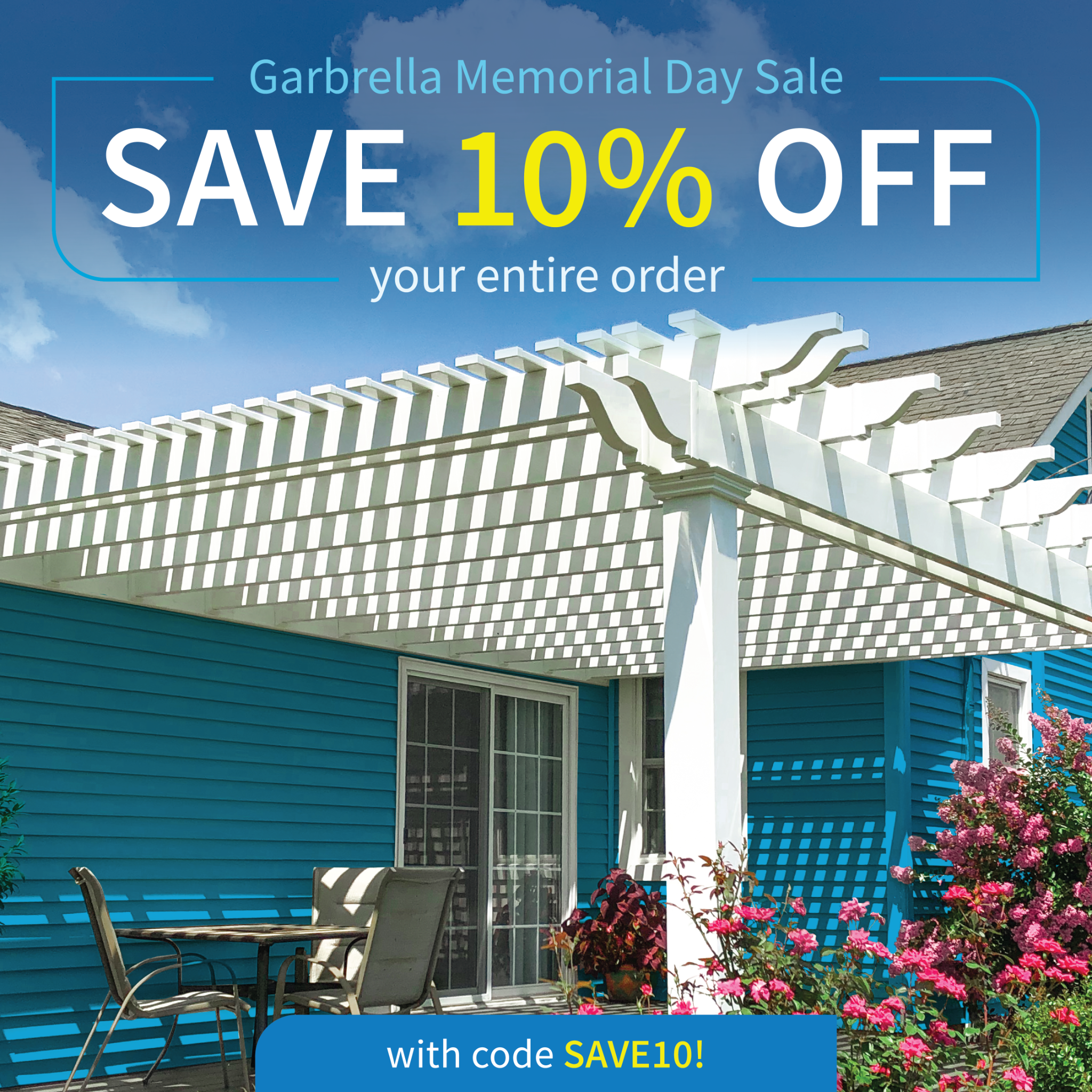 Garbrella Pergolas Facebook ad