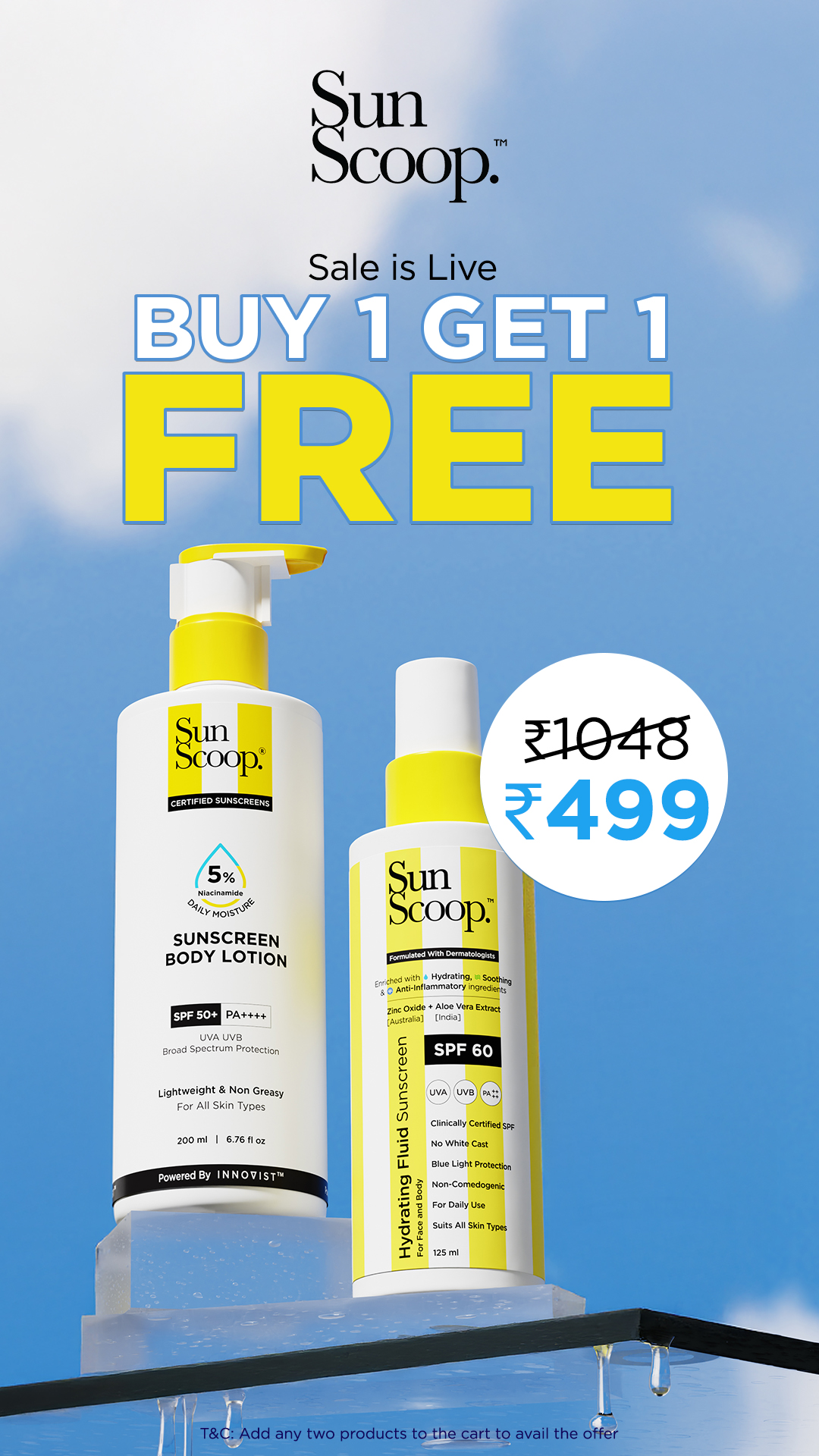 Sunscoop SPF Facebook ad