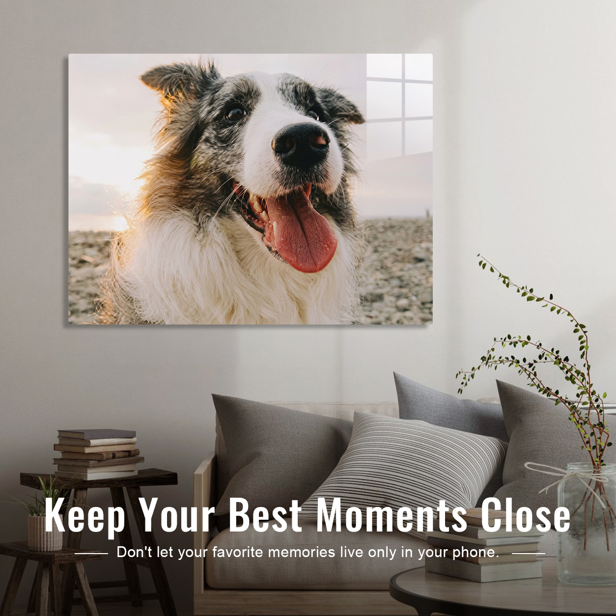 Metaleks Art Studio Facebook ad: Turn Your Phone Photos Into HD Metal Art