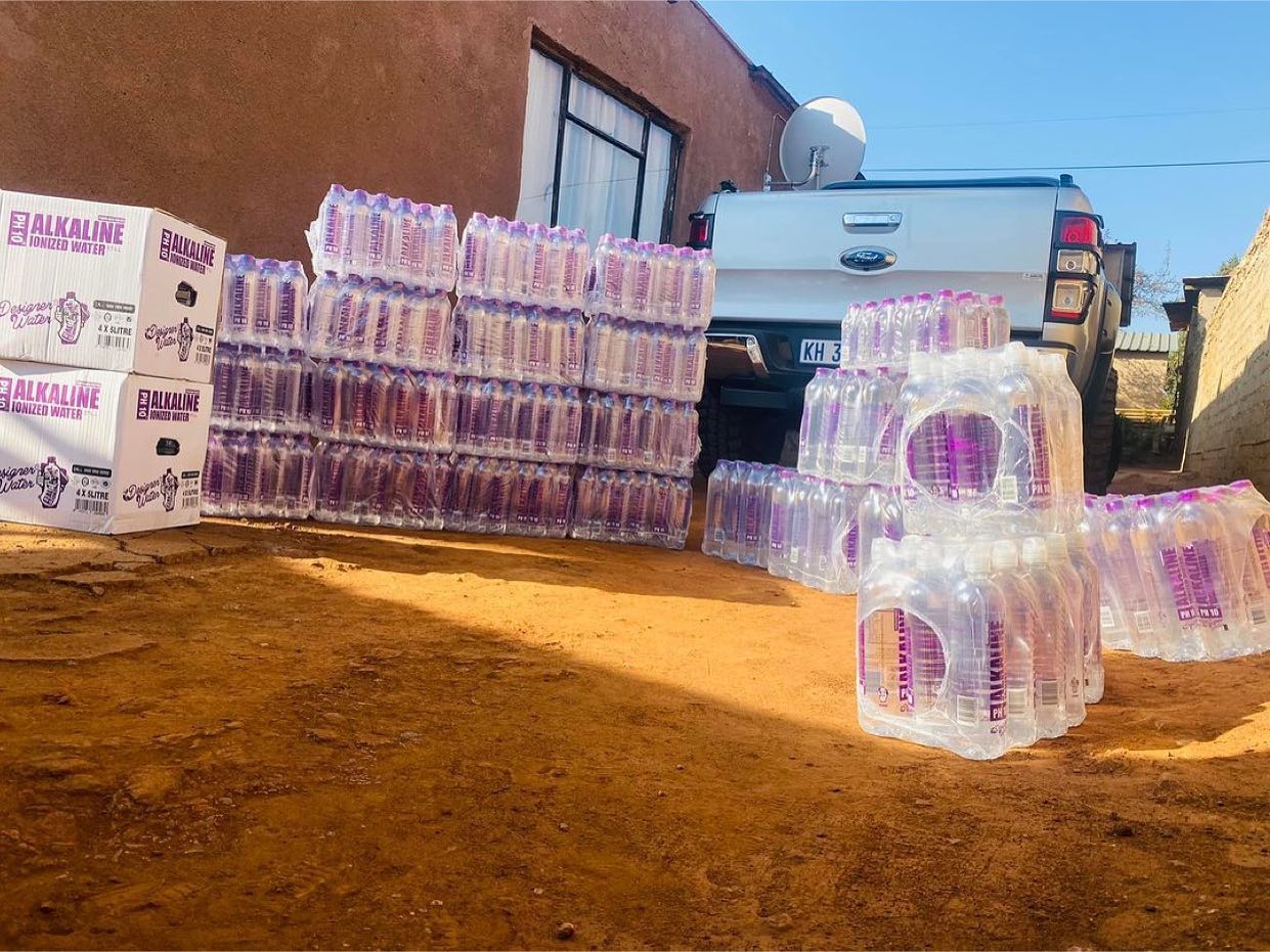 Designer Water Facebook ad