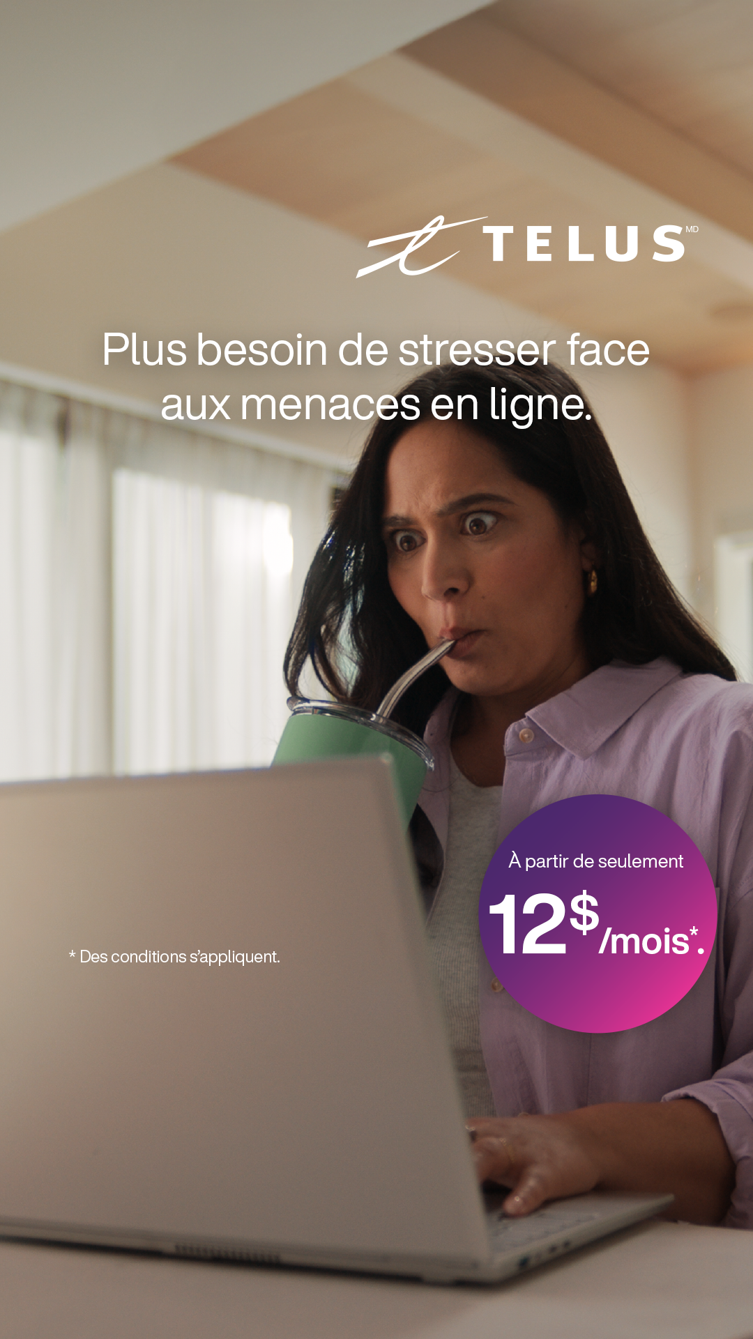 TELUSfr Facebook ad from Jan 6, 2026