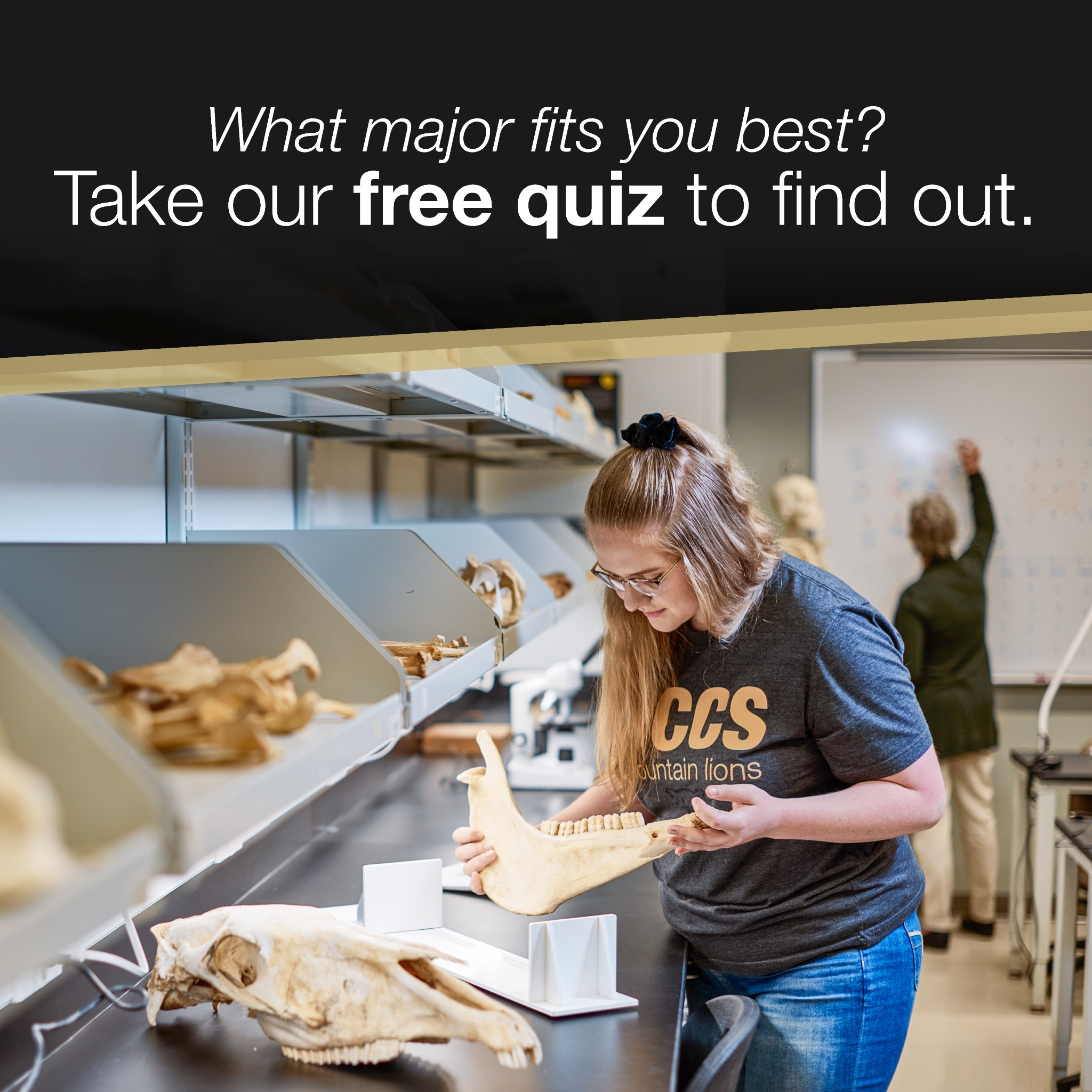 UCCS Facebook ad: Find your perfect fit.