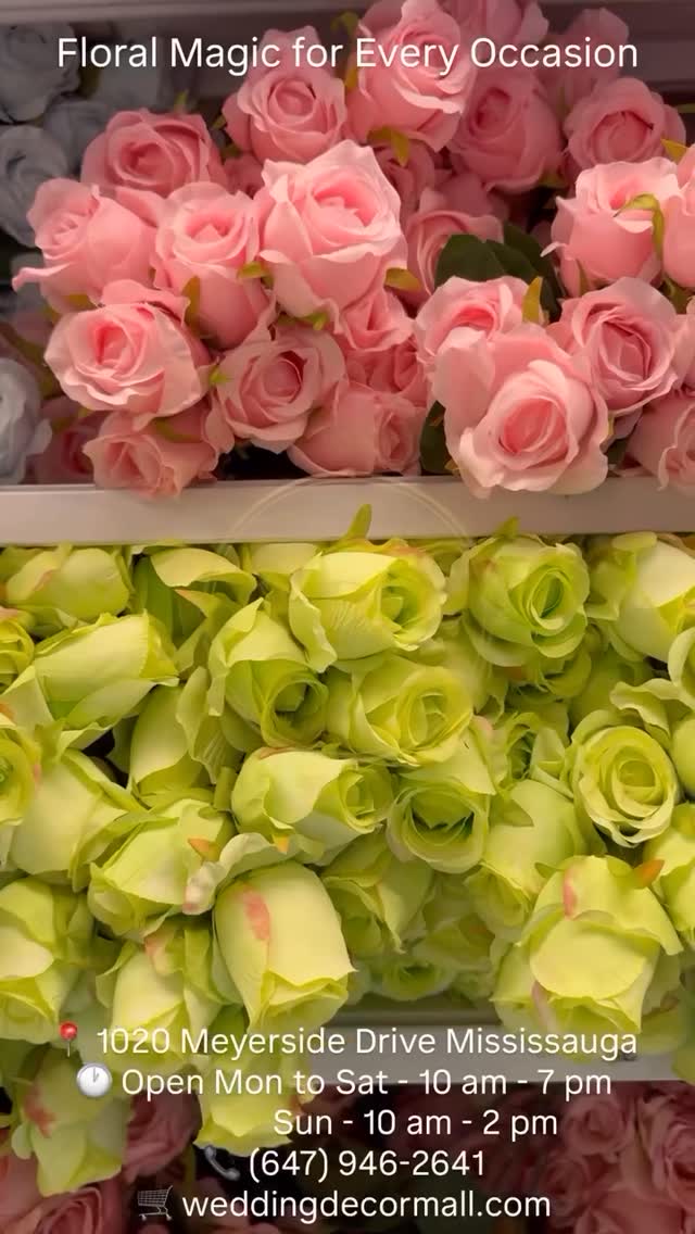 Wedding Decor Mall Facebook ad: Floral Magic for Every Occasion