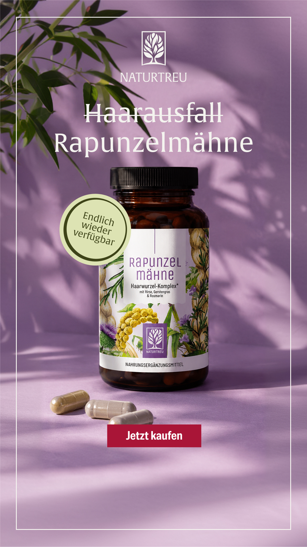 Naturtreu - Hochdosierte Vitamine und Mineralien Facebook ad