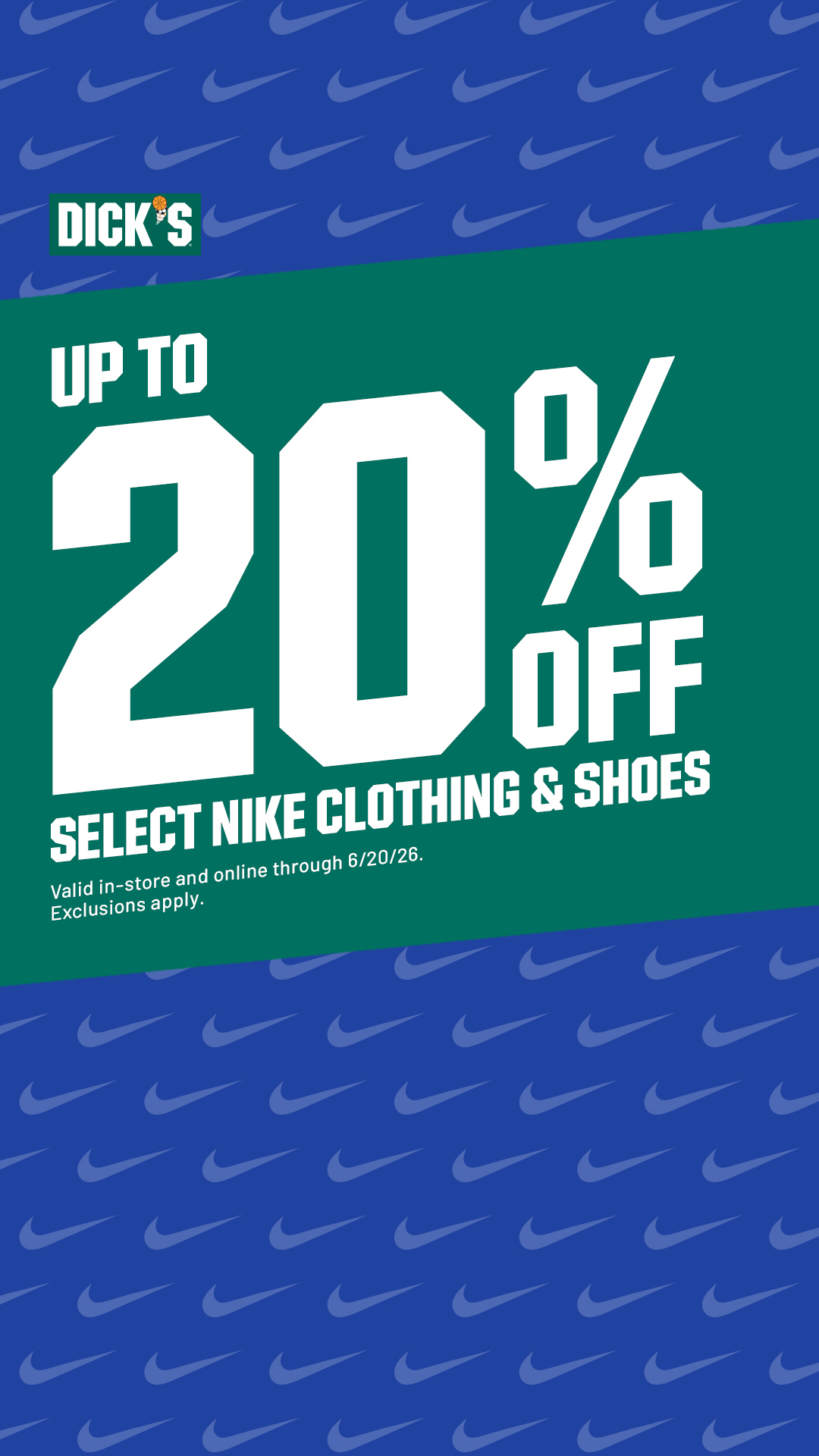 DICK'S Sporting Goods Facebook ad from Jun 14, 2026