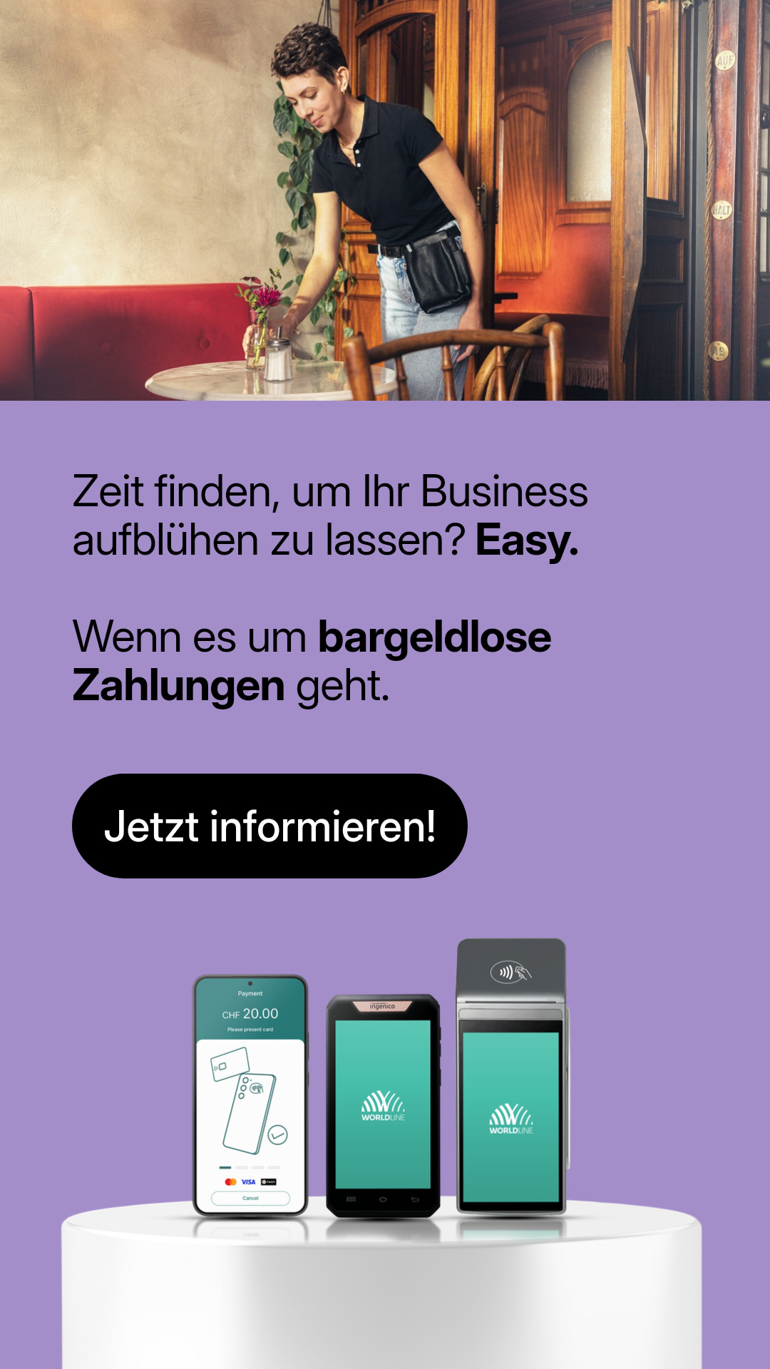 Worldline Switzerland Facebook ad