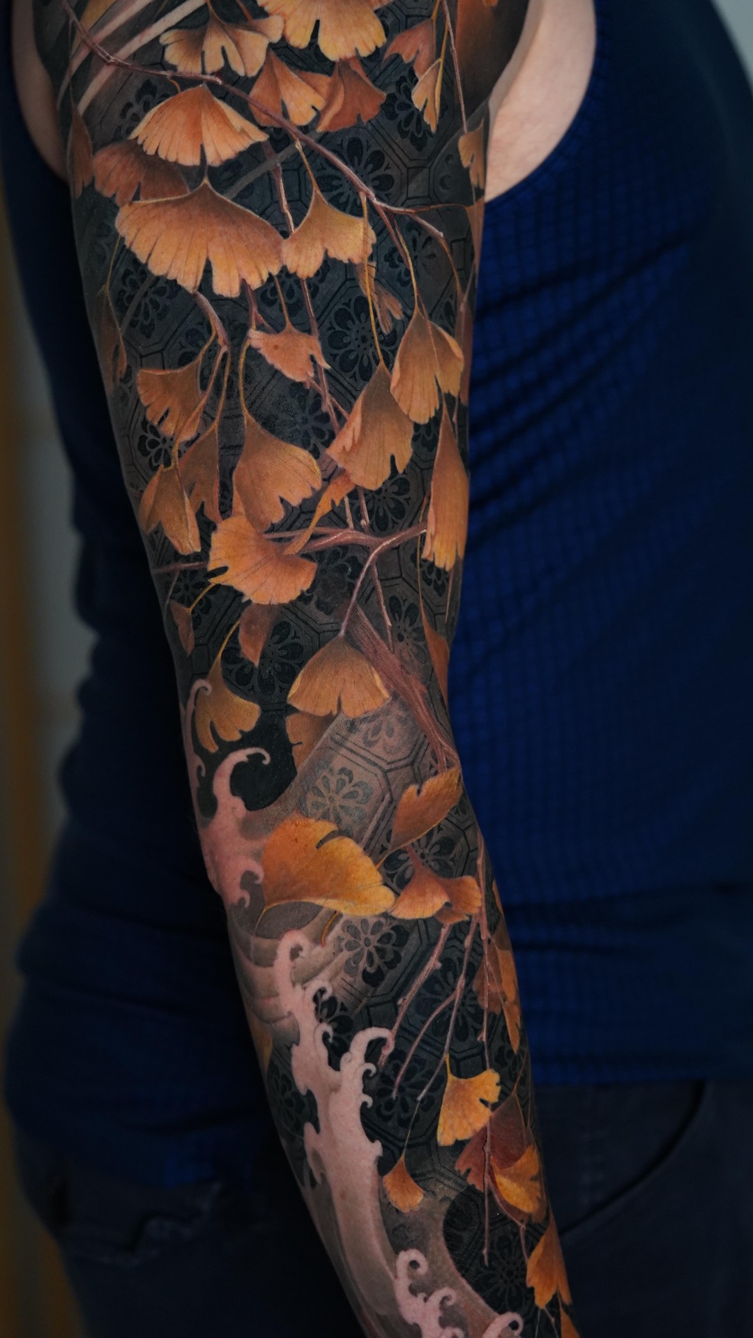 NBK Tattoos Facebook ad: Our first collaboration with @godhatestattoos leaves.