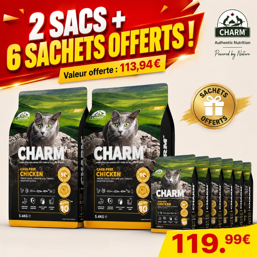 CHARM Pet Food France Facebook ad: Rechercher un produit - Plus de 15 000 produits