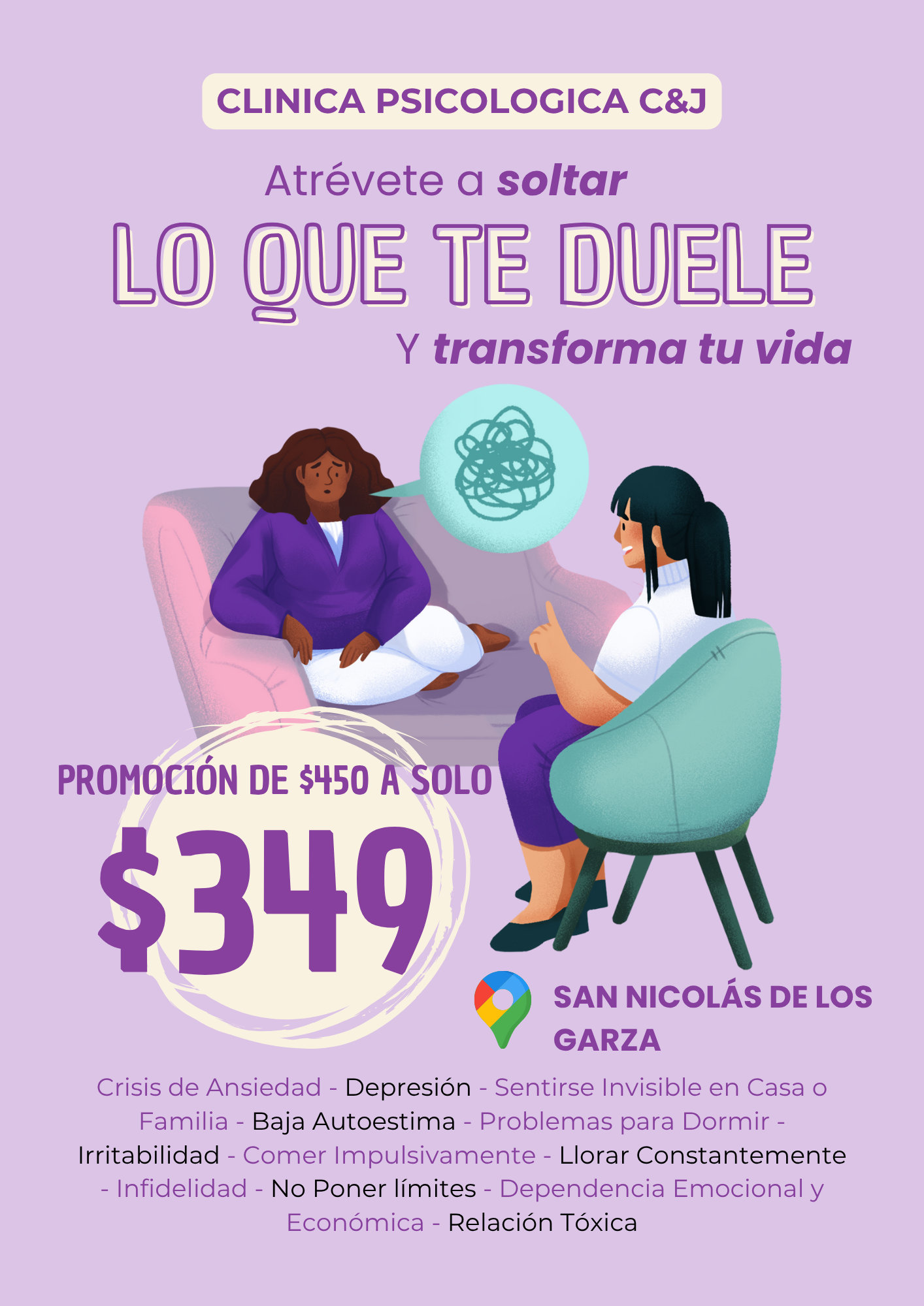 Psicólogos en Monterrey Facebook ad
