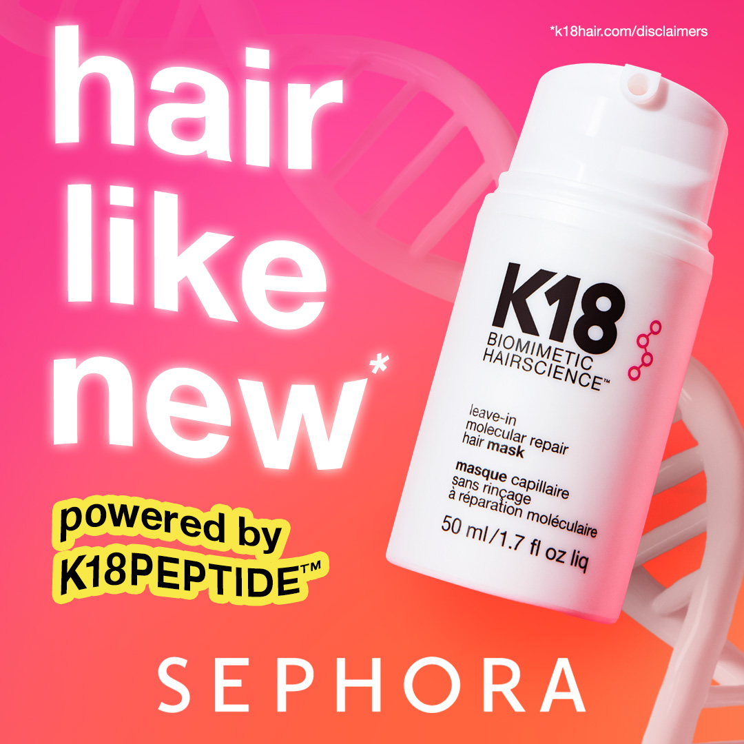 K18 Hair Facebook ad
