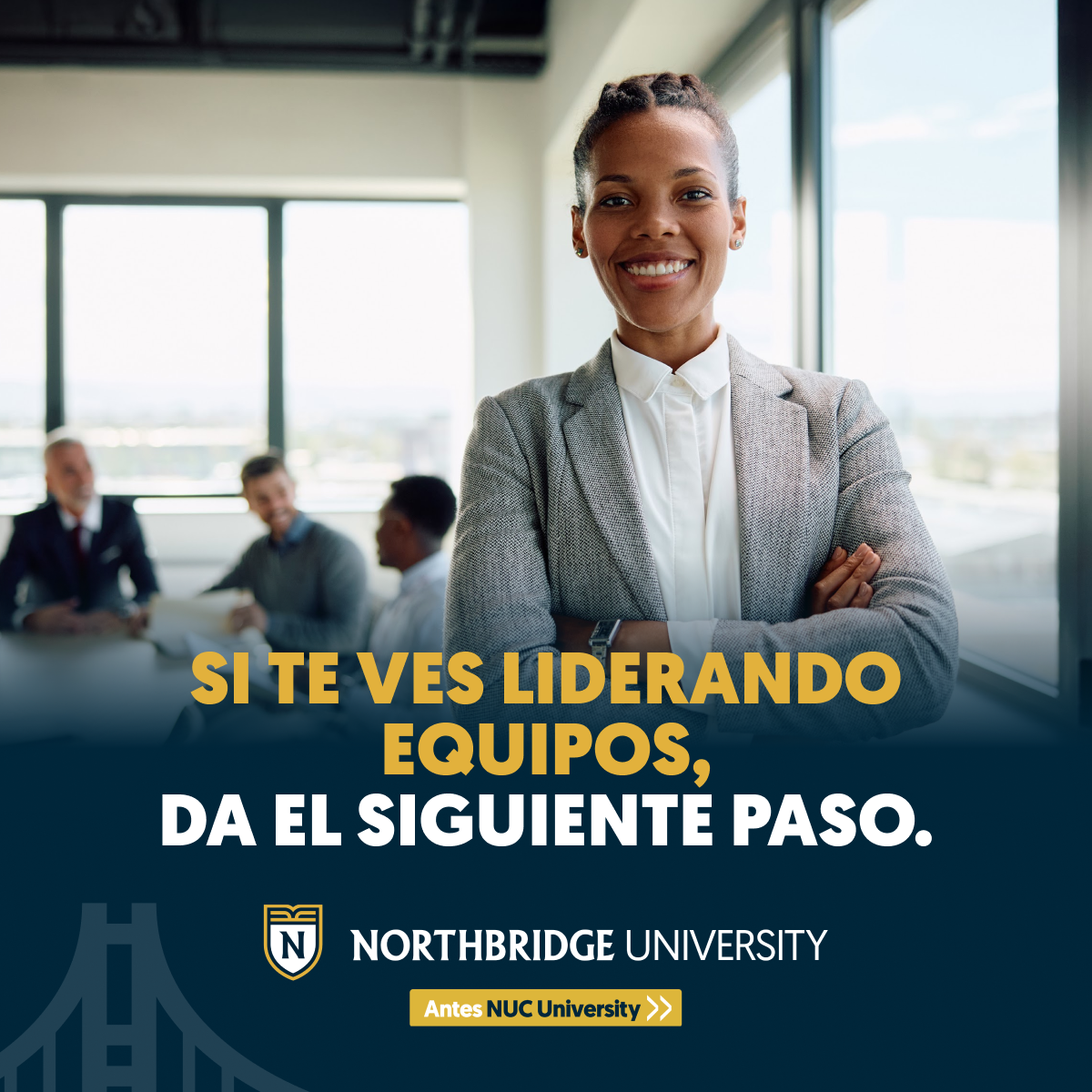 Northbridge University Facebook ad: Matricúlate hoy en Northbridge.