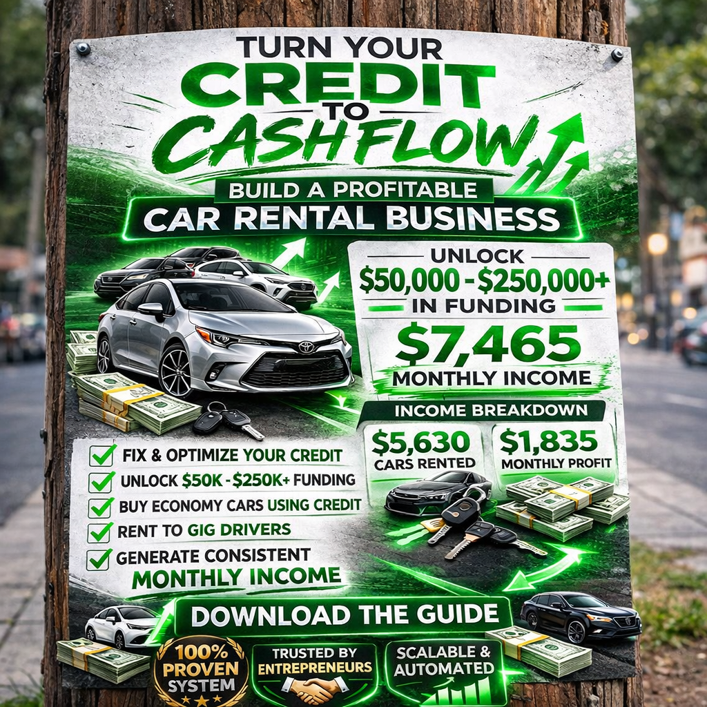 creditmetoday Facebook ad: Turn Credit into Weekly Cashflow