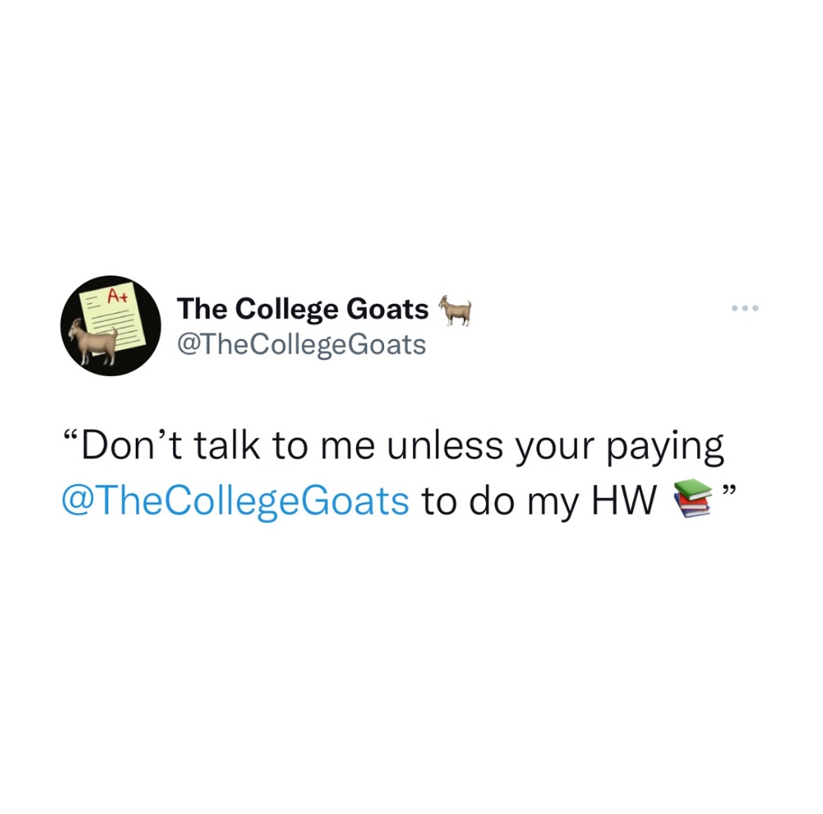 thecollegegoatss Facebook ad: College gets overwhelming…