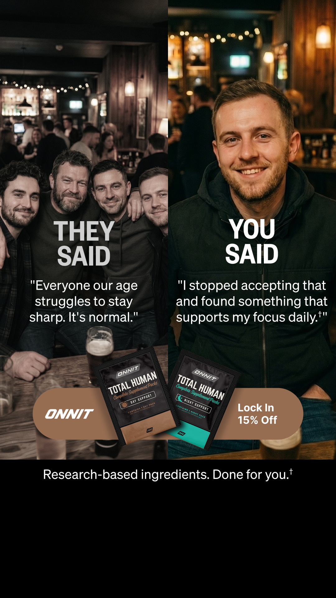 Onnit Facebook ad