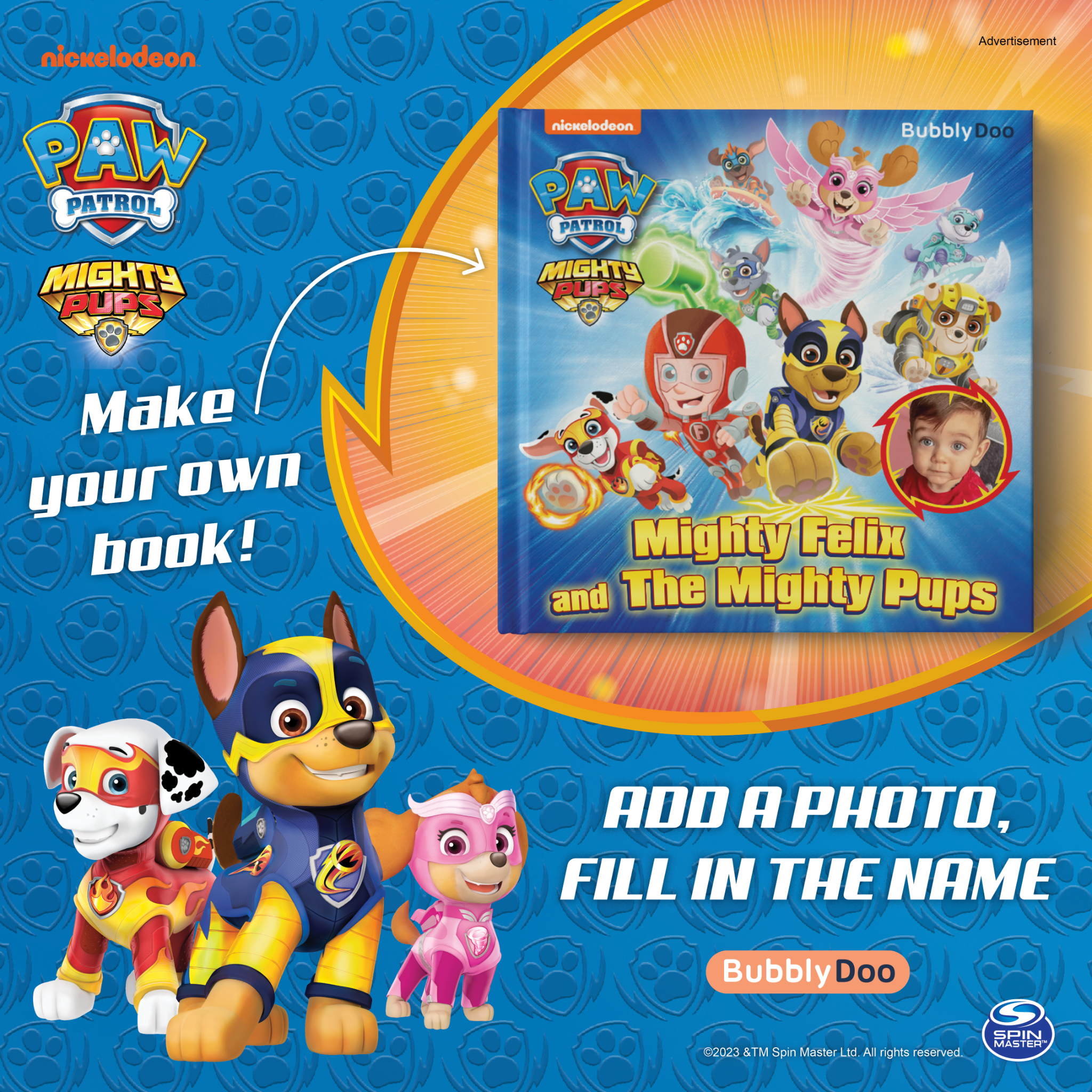 BubblyDoo Books Facebook ad