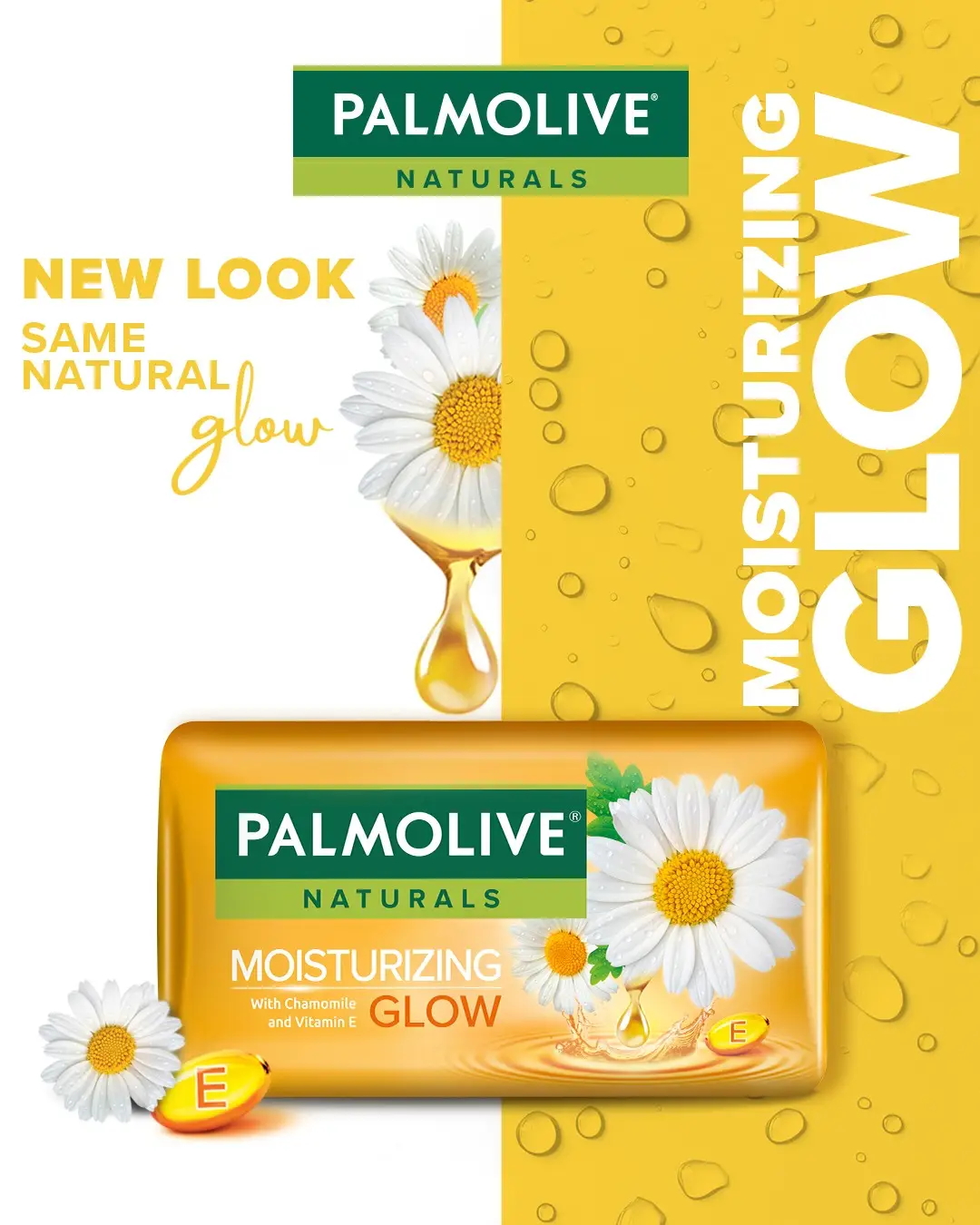 Palmolive Naturals Pakistan Facebook ad: Chamomile & Vitamin E to moisturise and nourish…