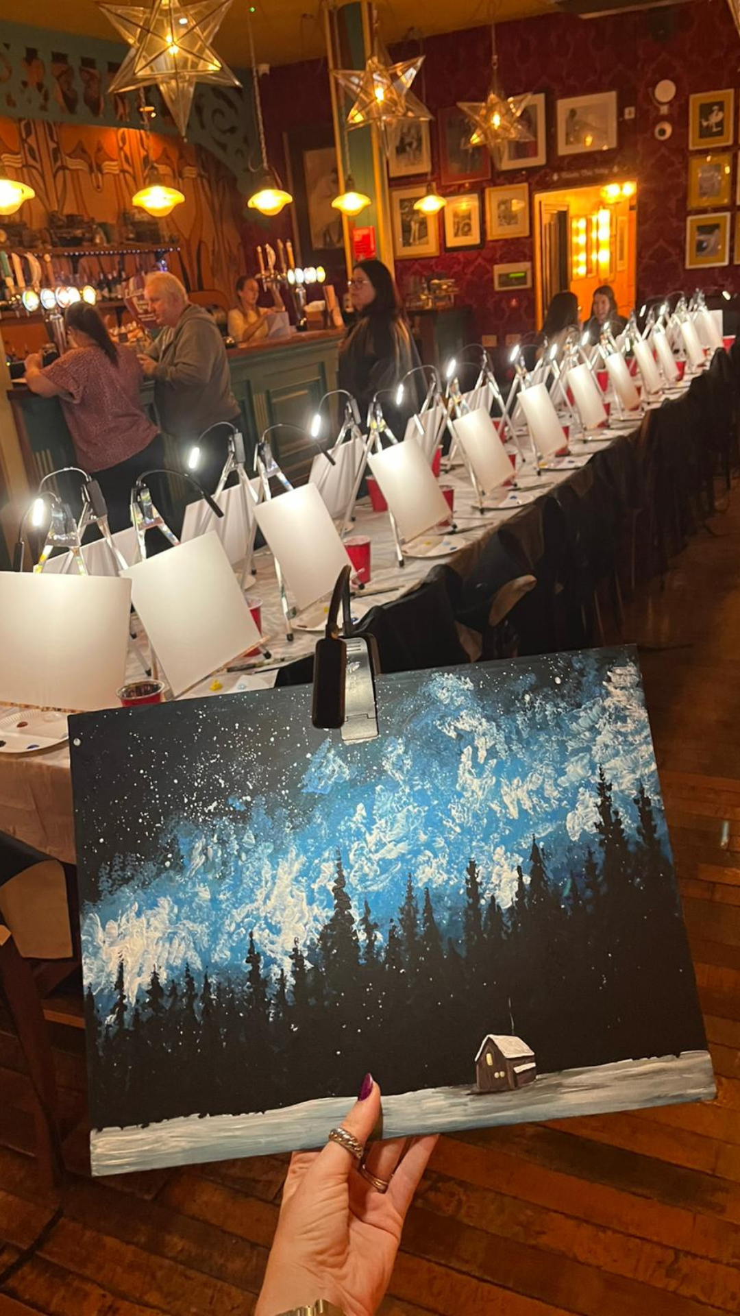 The Paint Club Facebook ad: Perfect for solo creatives, couples & groups