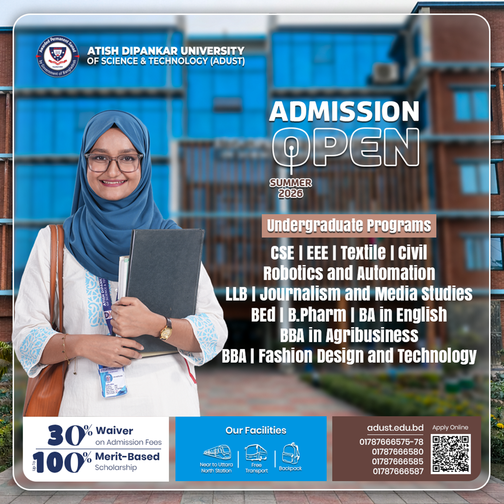 Atish Dipankar University of Science & Technology-ADUST Facebook ad