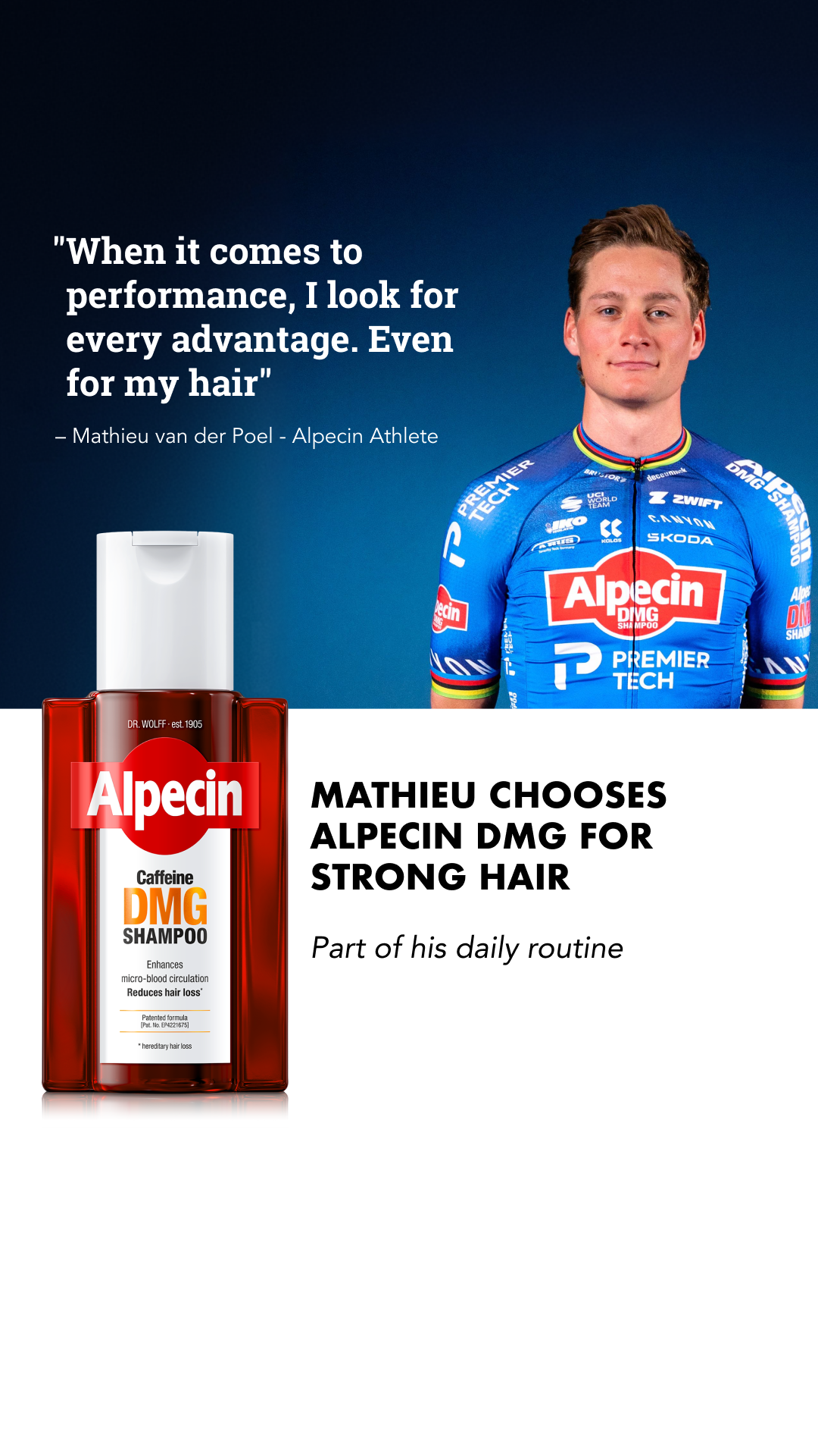Alpecin Facebook ad