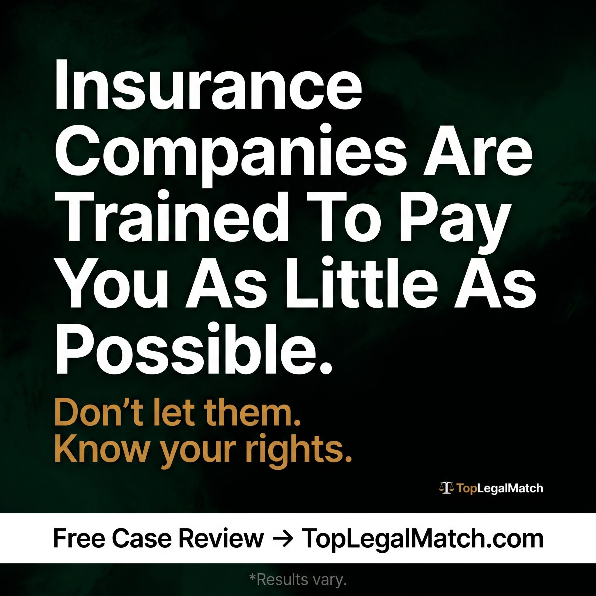 Top Legal Match Facebook ad: Free Accident Case Review