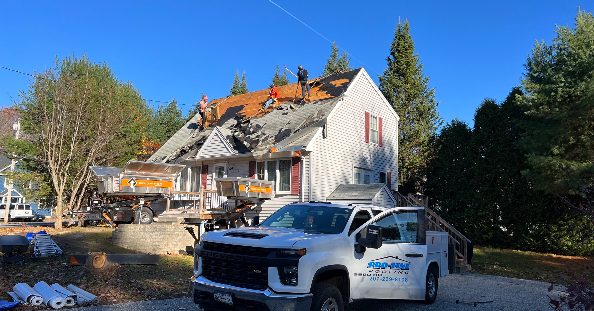 Pro-line roofing llc Facebook ad: Maine's Trusted Roofing Pros