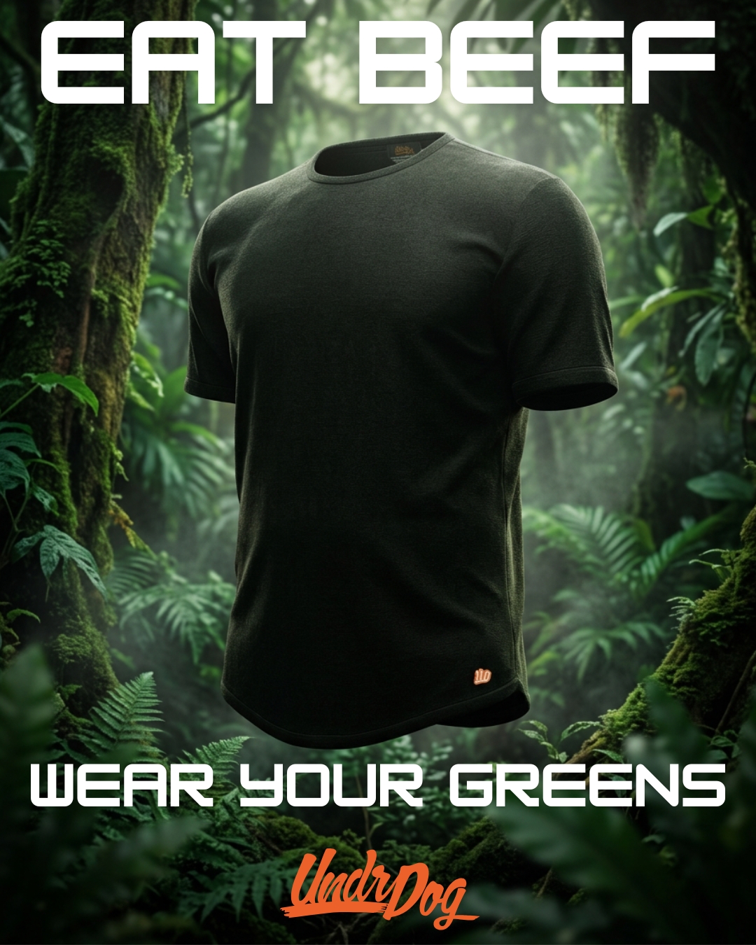 UndrDog Hemp Facebook ad: Real Men Wear Hemp. Lifetime Warranty.