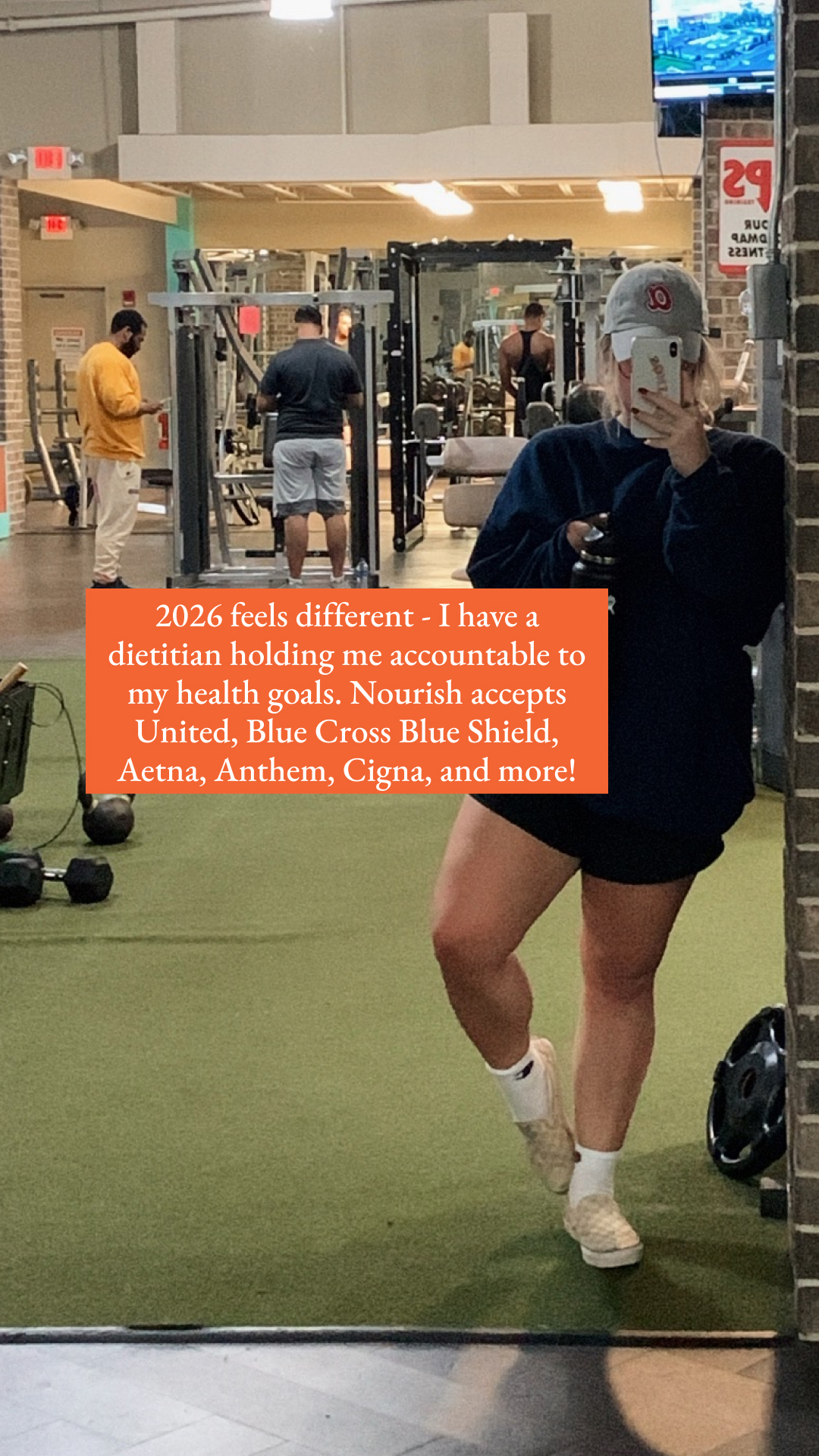 Nourish Facebook ad: See a Dietitian Covered by Insurance