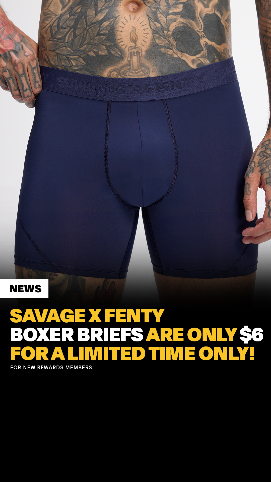 Savage X Fenty Facebook ad