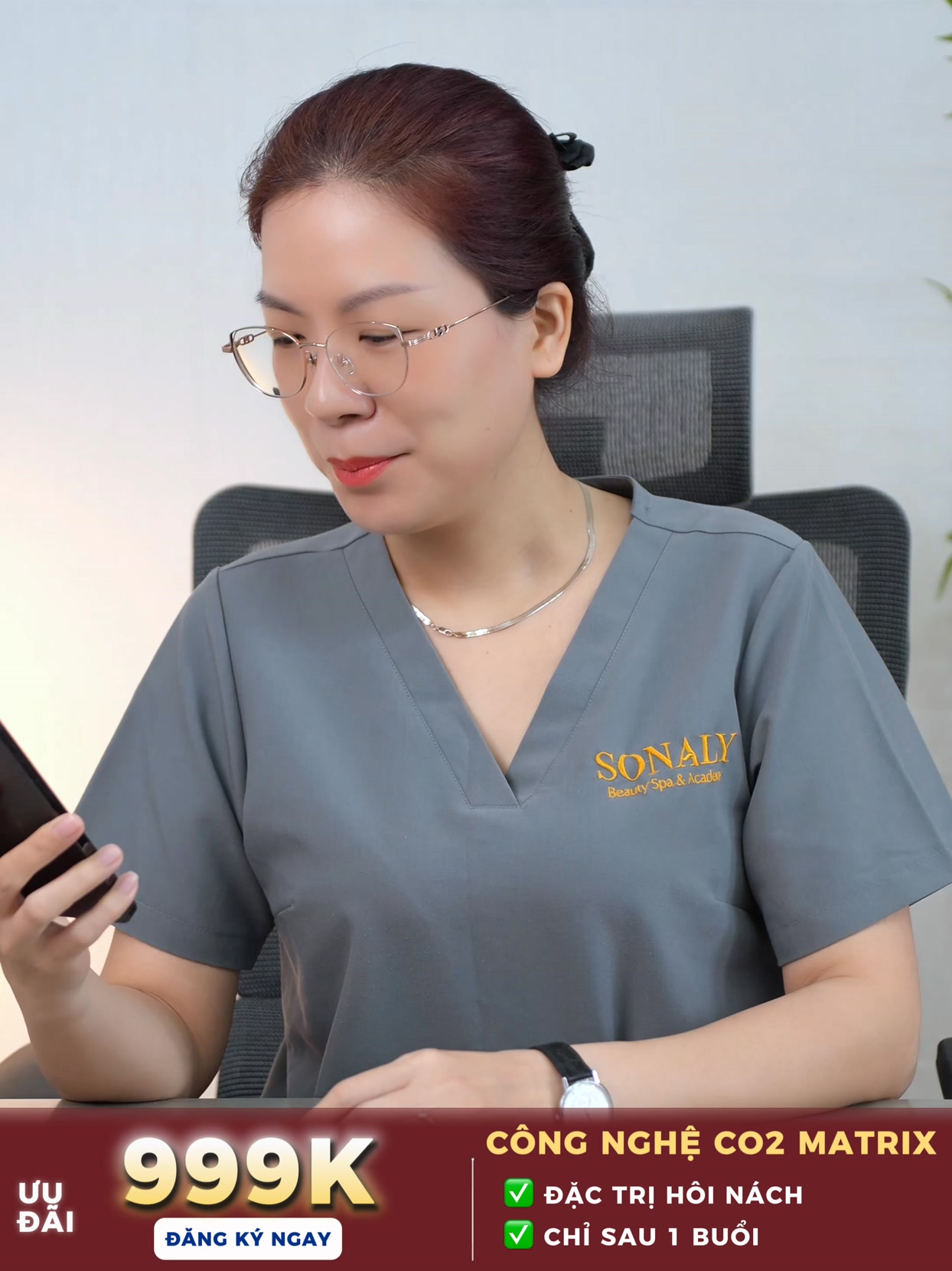 SonaLy Beauty Facebook ad: CHỈ 999K - DỨT ĐIỂM HÔI NÁCH - NHẬN ƯU ĐÃI NGAY