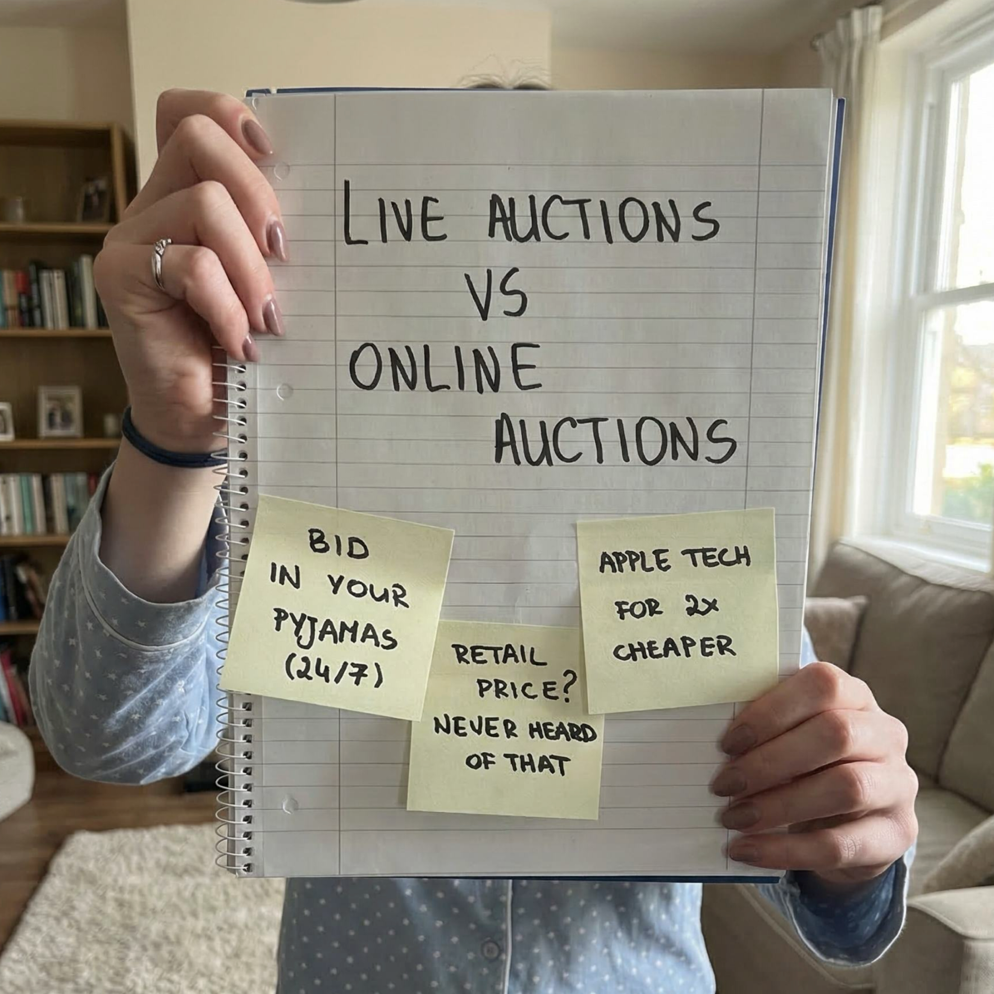Justbid.com Facebook ad
