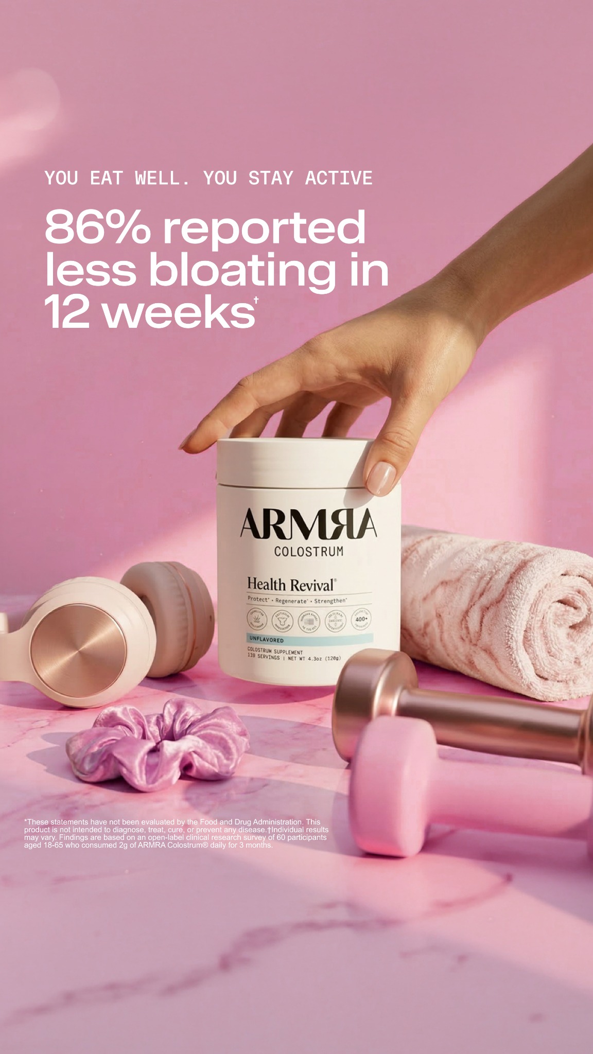 ARMRA Facebook ad