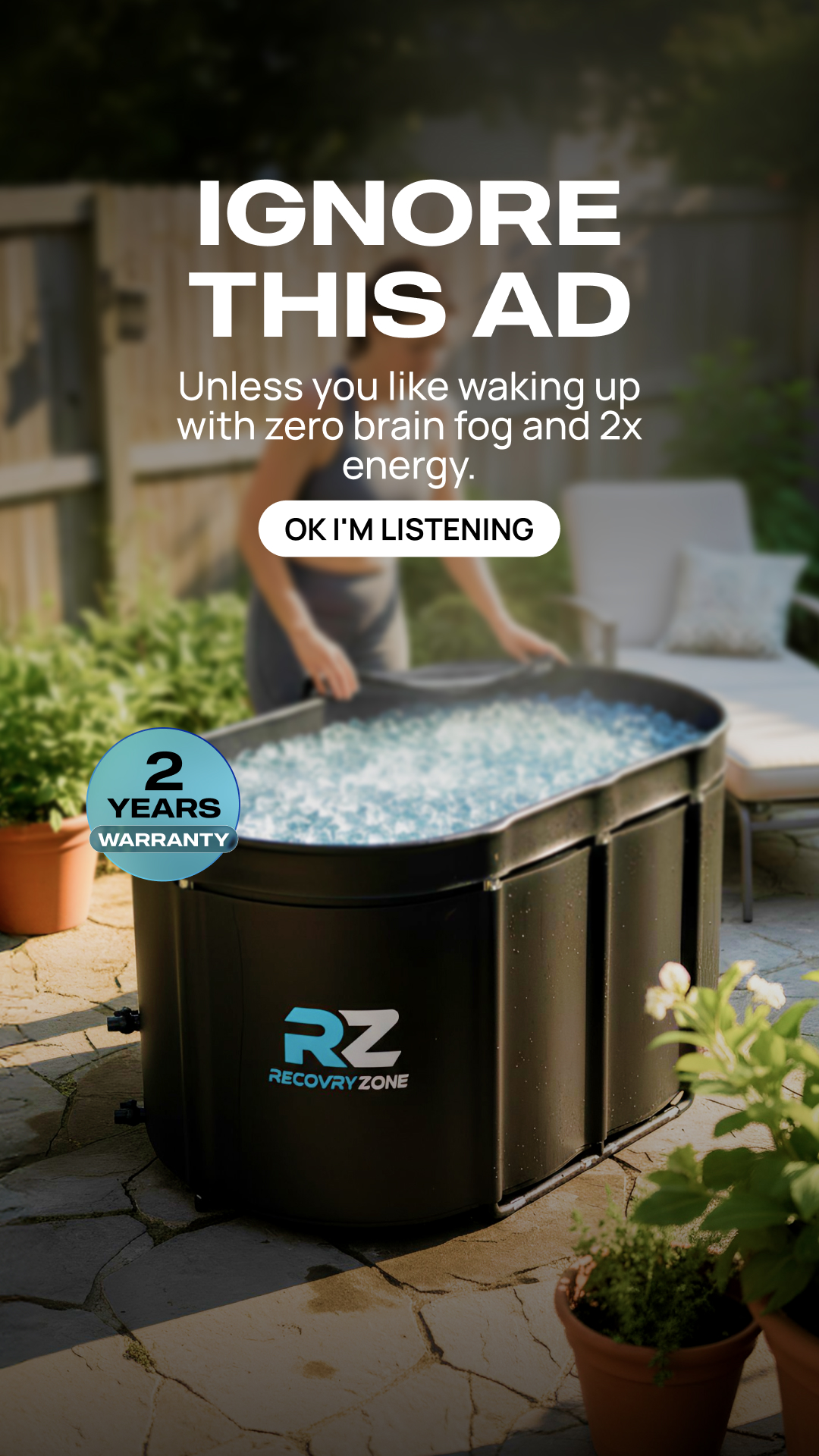Recovry Zone Facebook ad