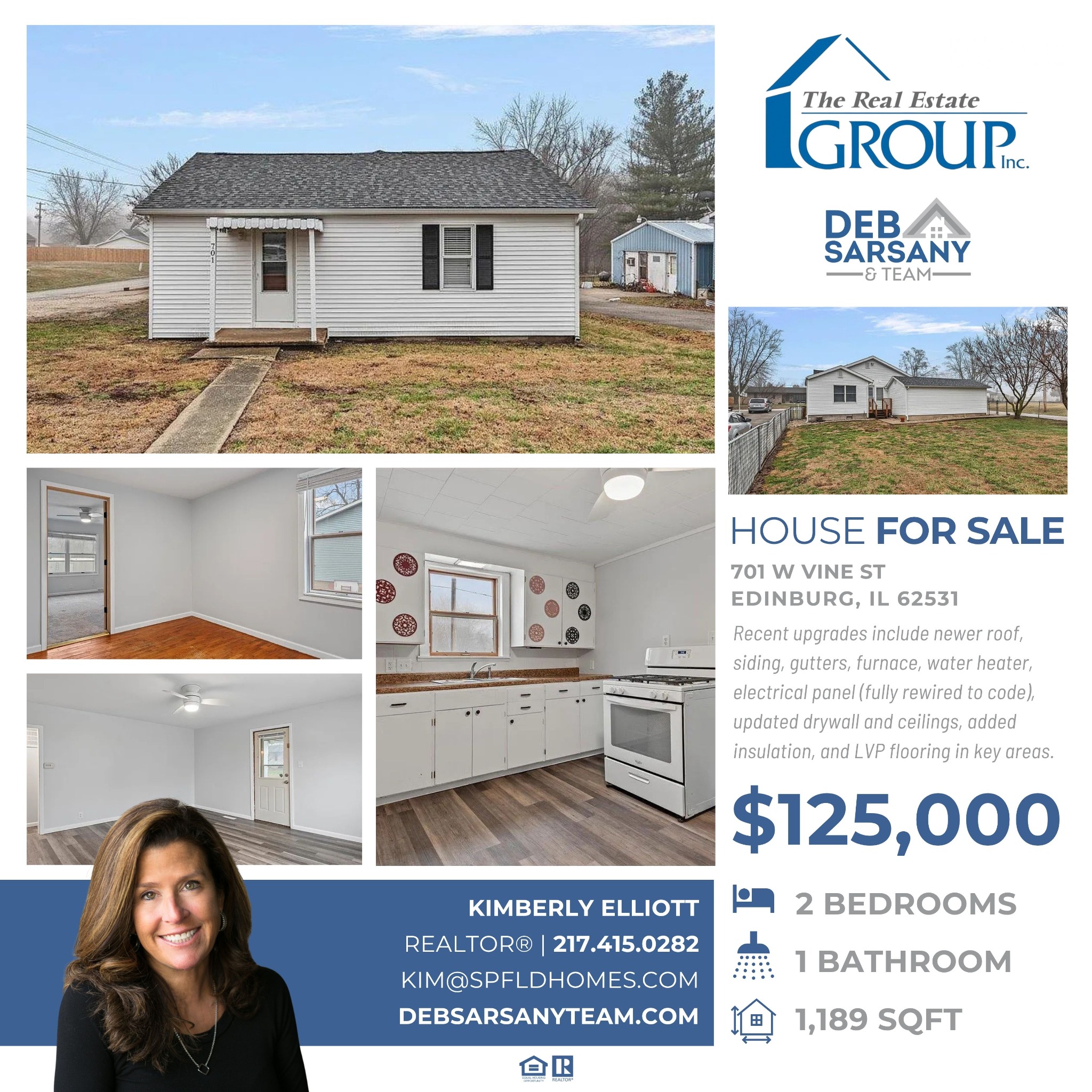 Kim Elliott, The Real Estate Group Facebook ad: Facebook - log in or sign up