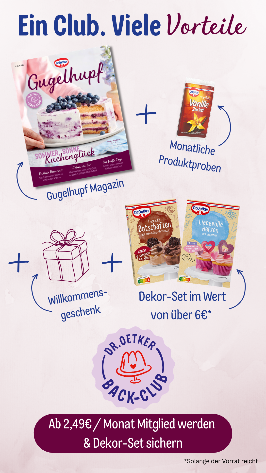 Dr. Oetker Deutschland Facebook ad