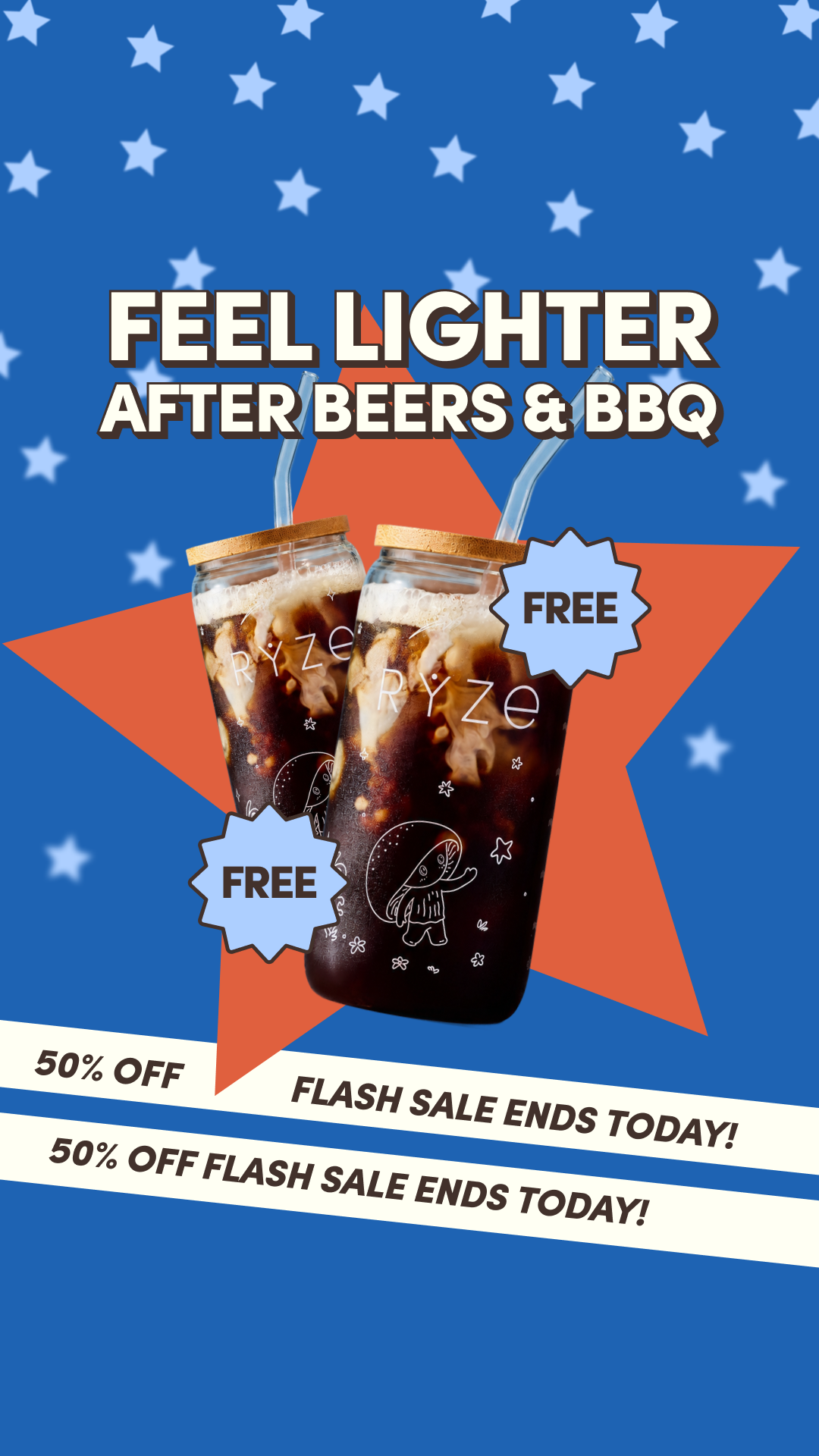RYZE Superfoods Facebook ad