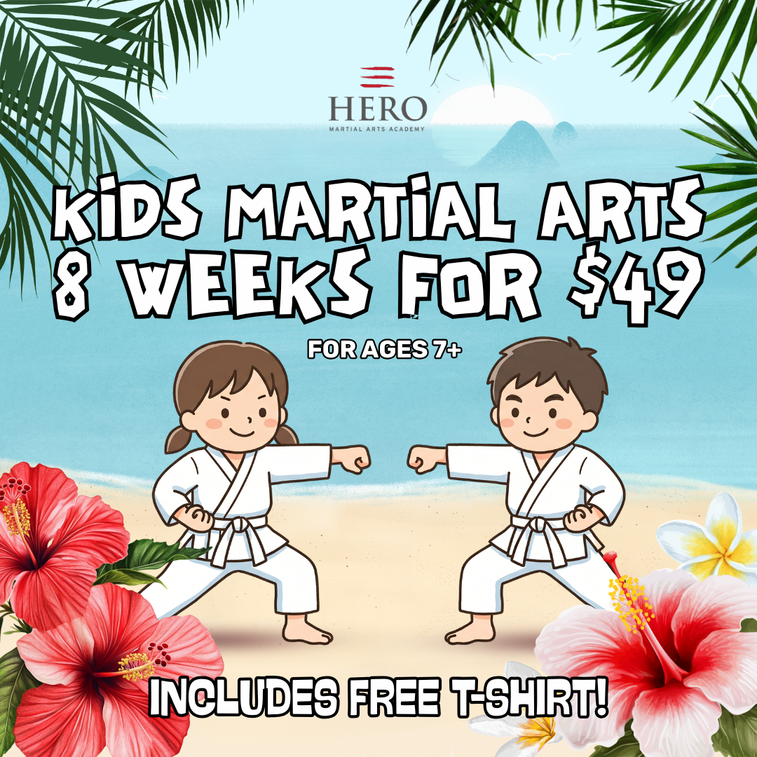 HERO Martial Arts Academy - West Rayford Facebook ad: Turn Summer Break Into Growth, Not Just Downtime