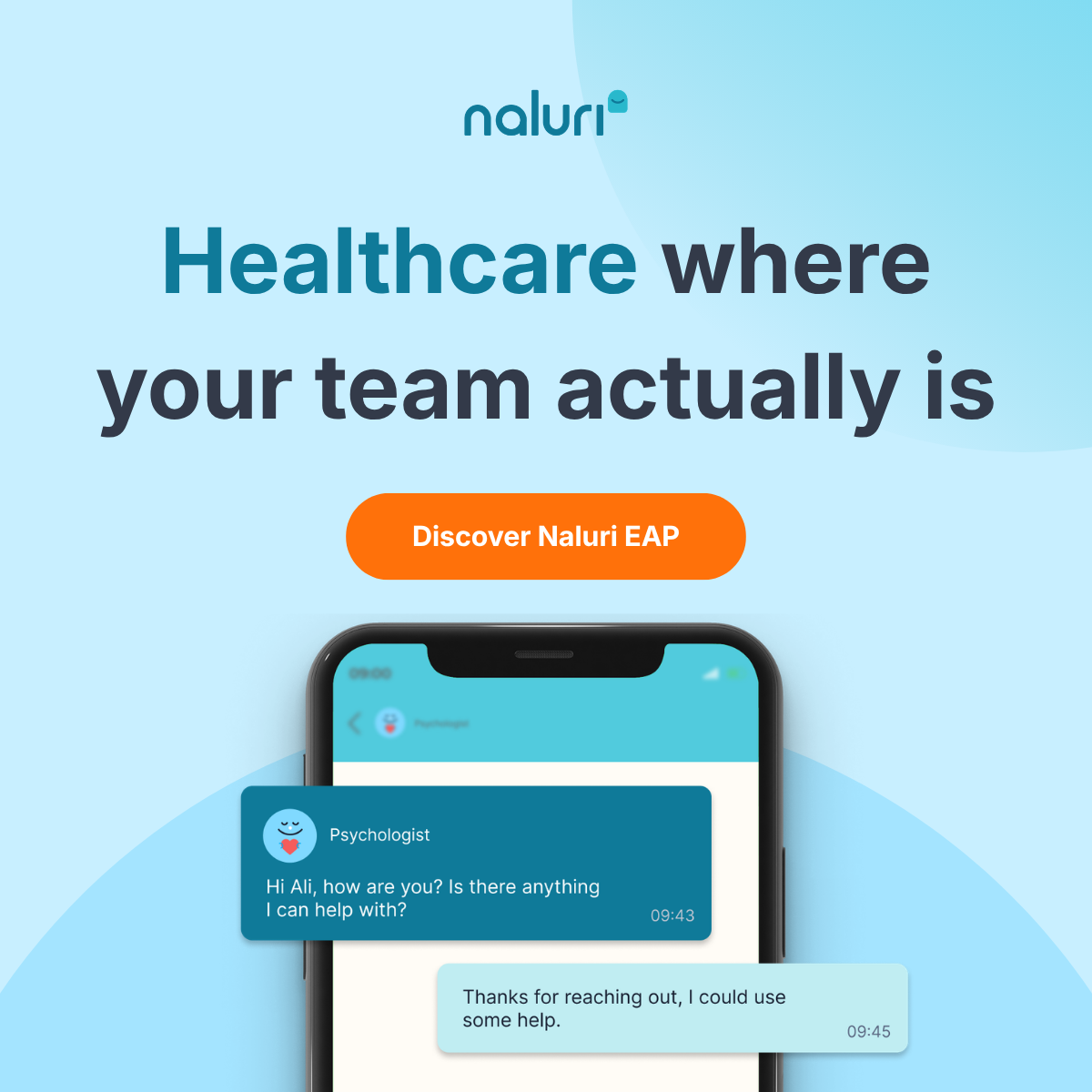 Naluri Facebook ad: A digital EAP built for modern workforces
