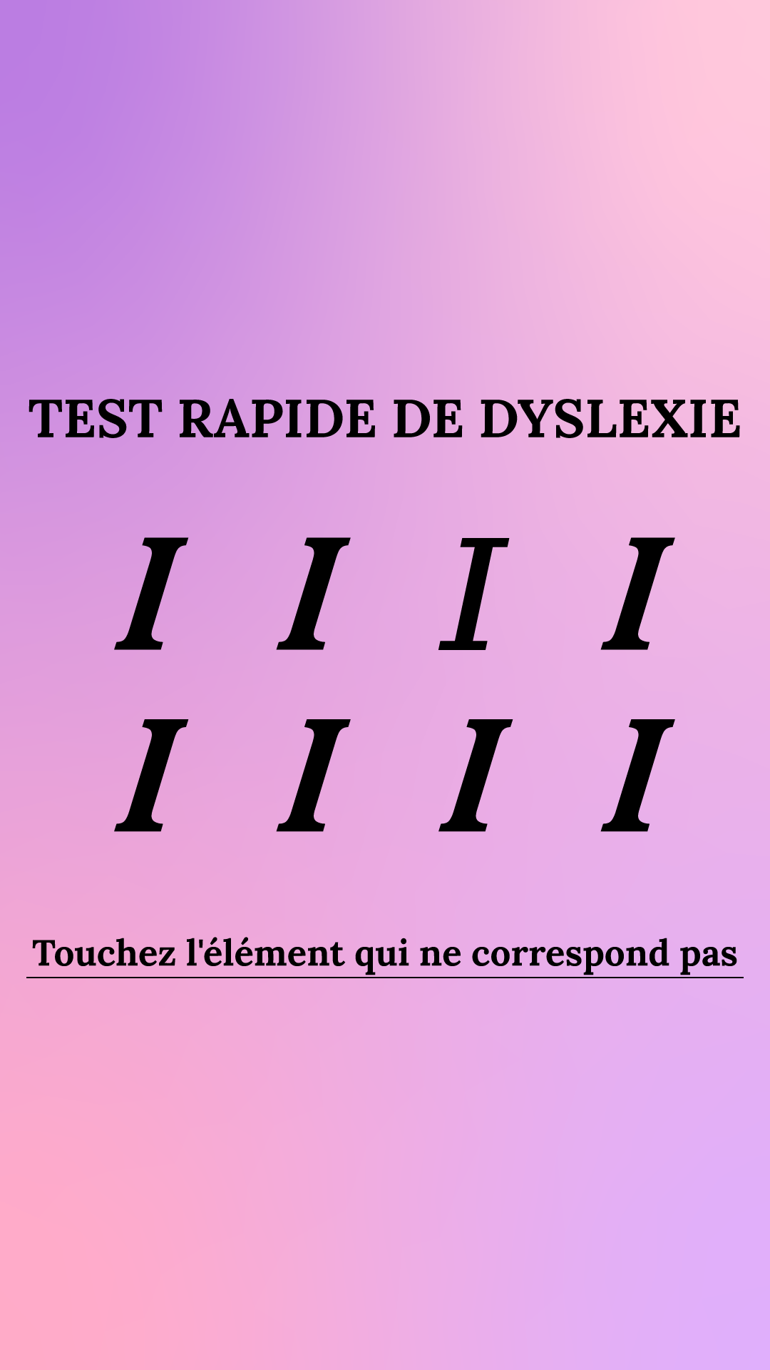International IQ test Facebook ad